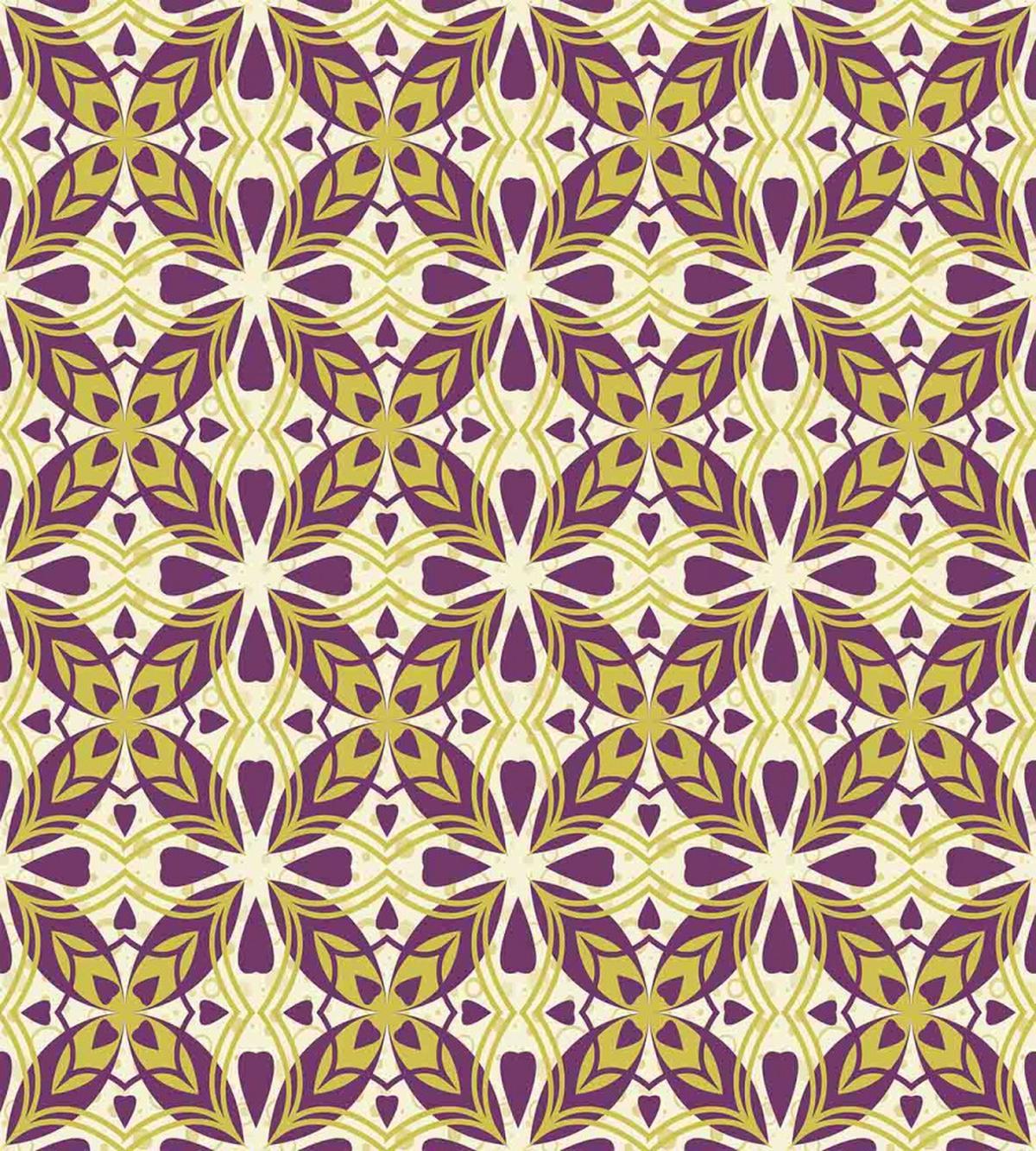 Oriental Floral Tiles — Pattern