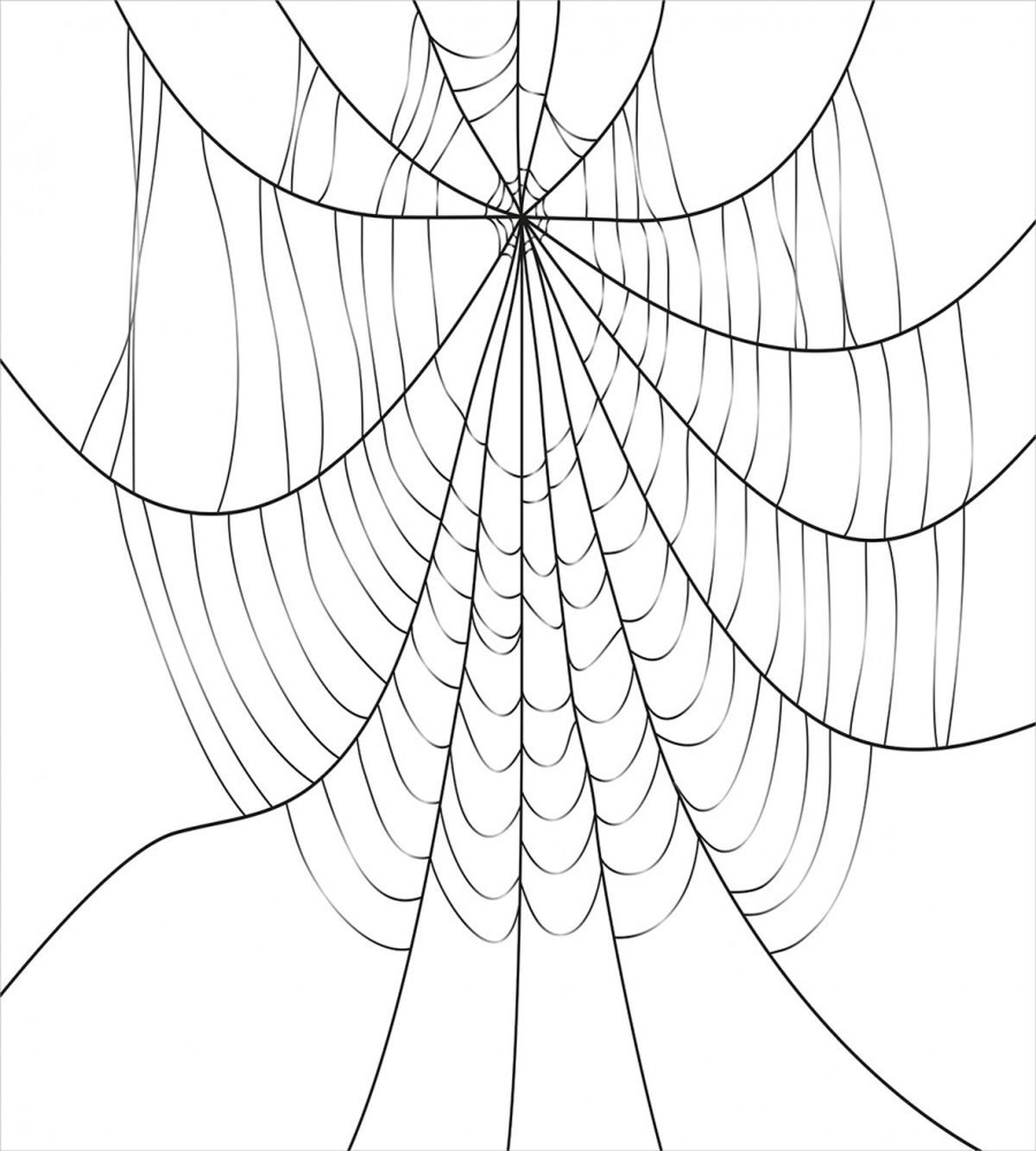 Monochrome Cobweb — Pattern