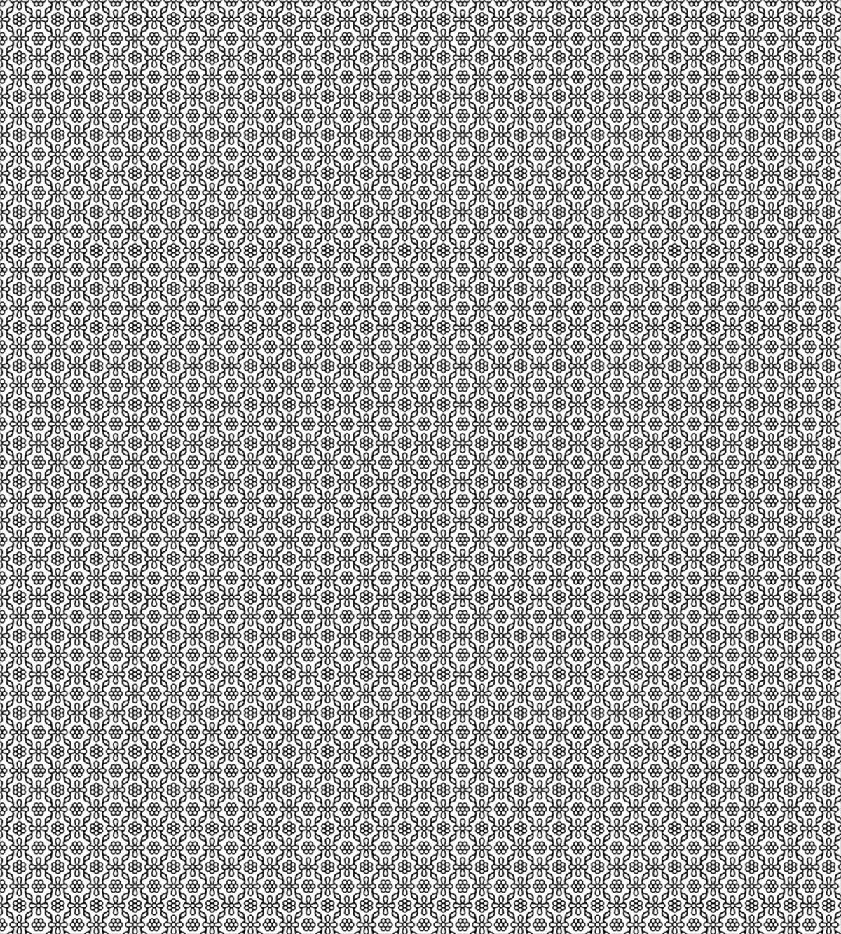 Monochrome Style Flower — Pattern