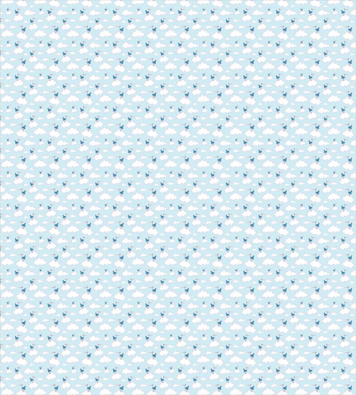 Clouds and Storks in Sky — Pattern