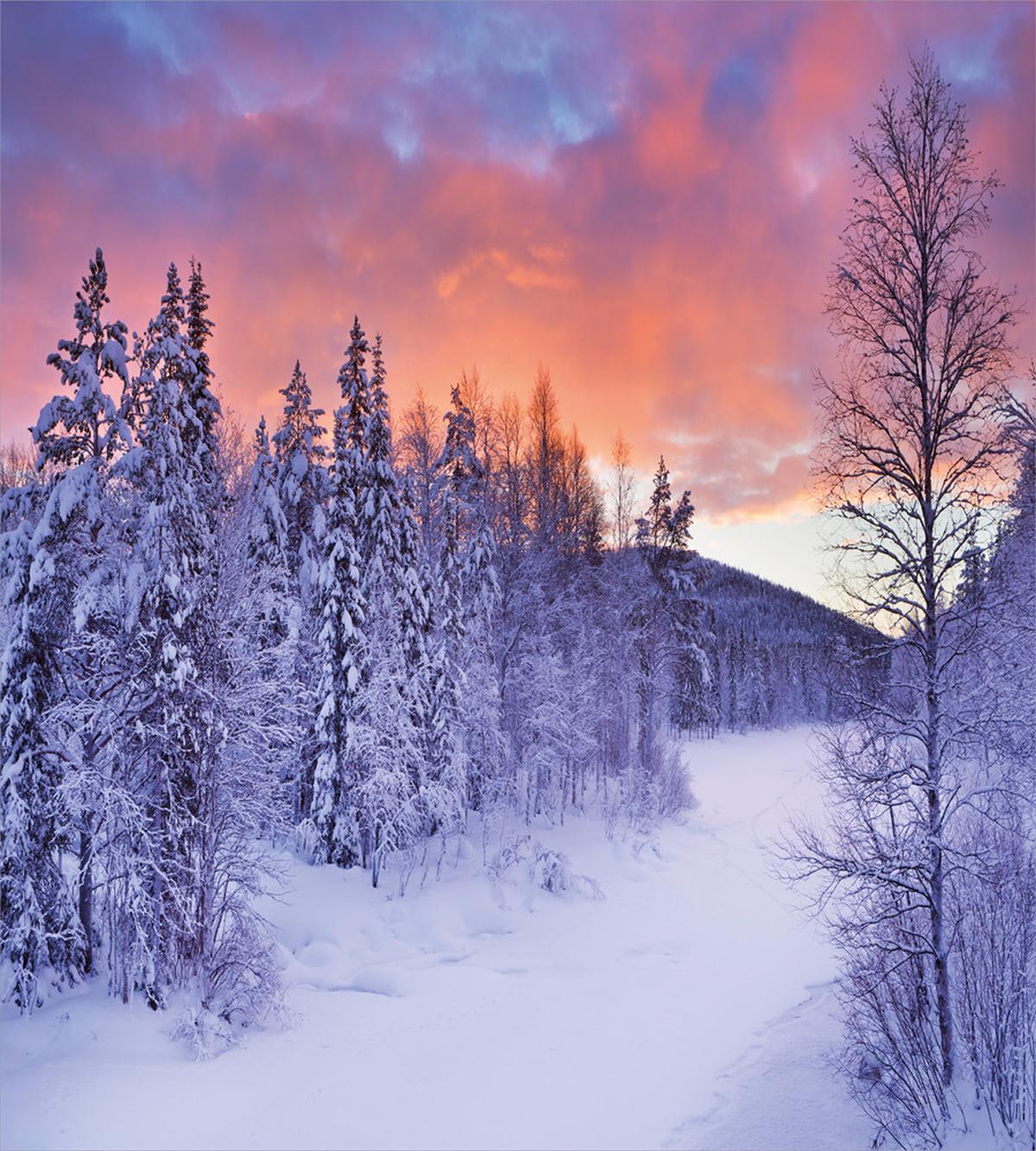Frozen River Sunrise — Pattern
