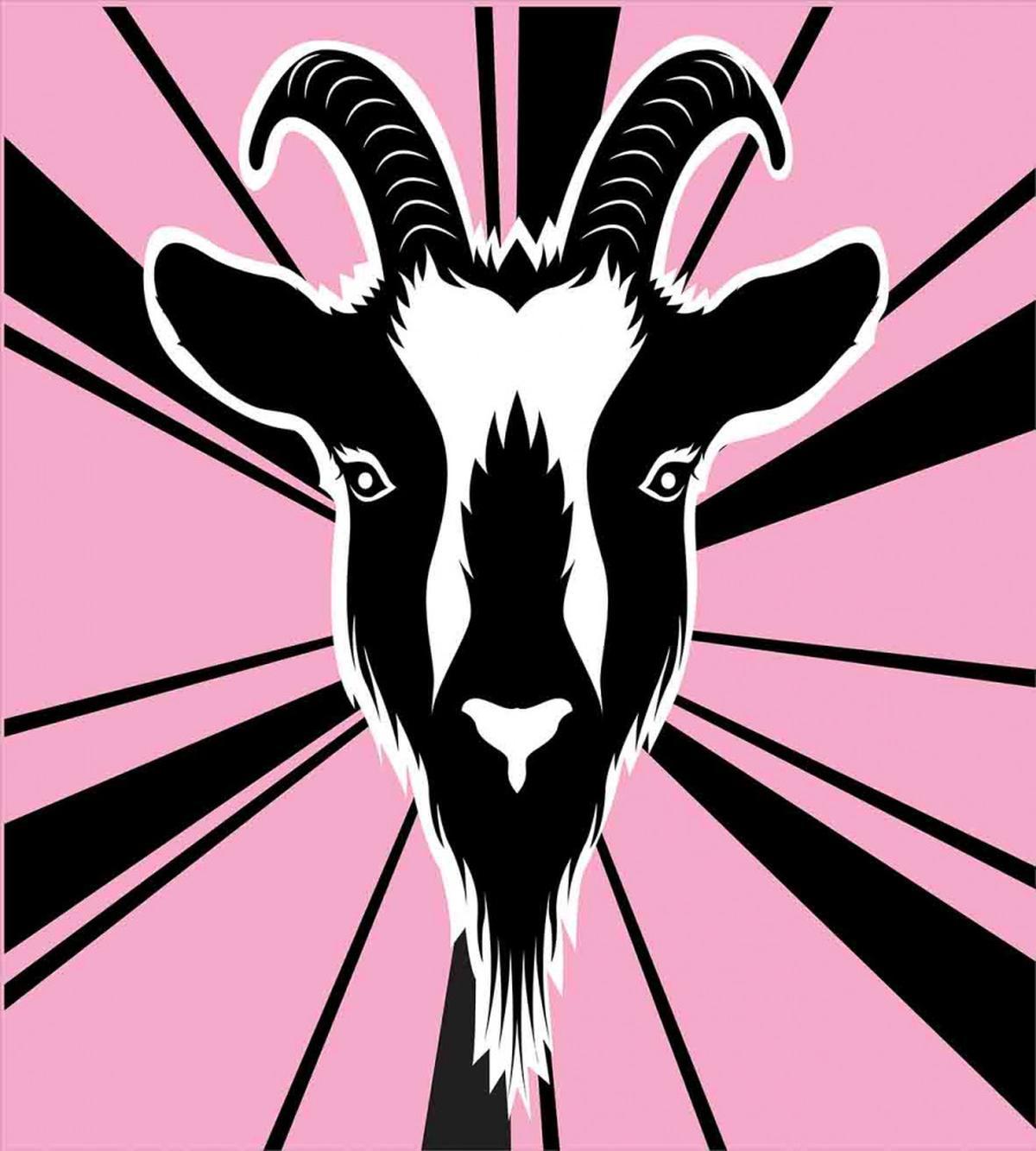 Graphic Goat Head Artwork — Pattern