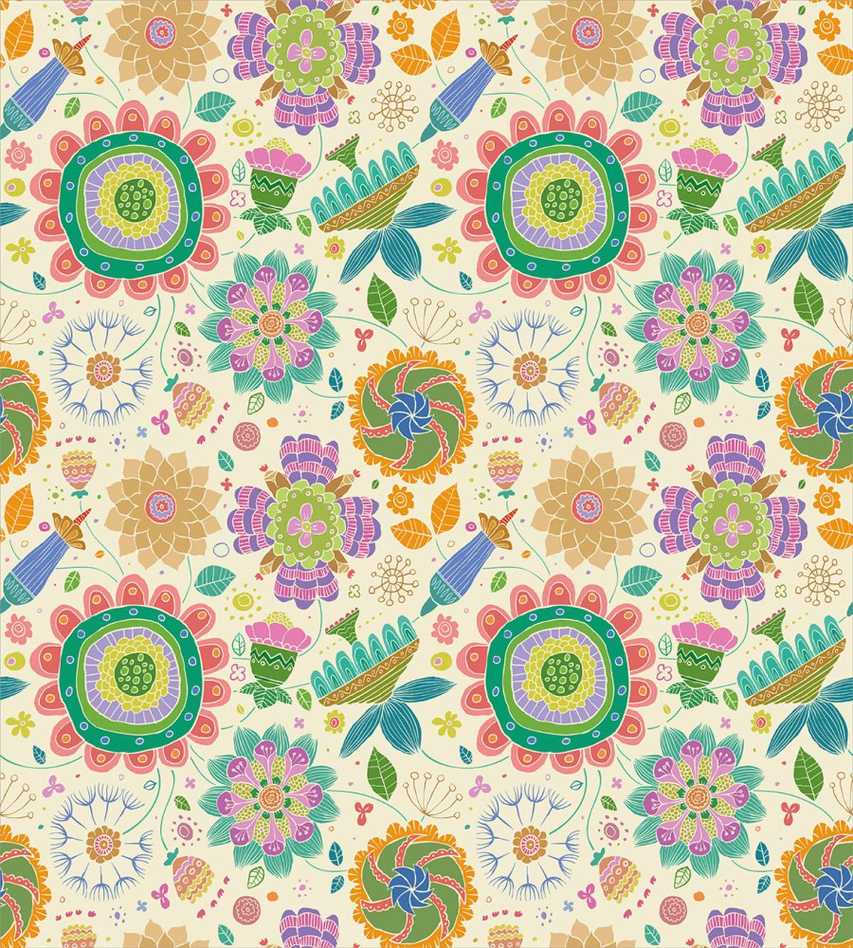 Childish Caricature Lines — Pattern