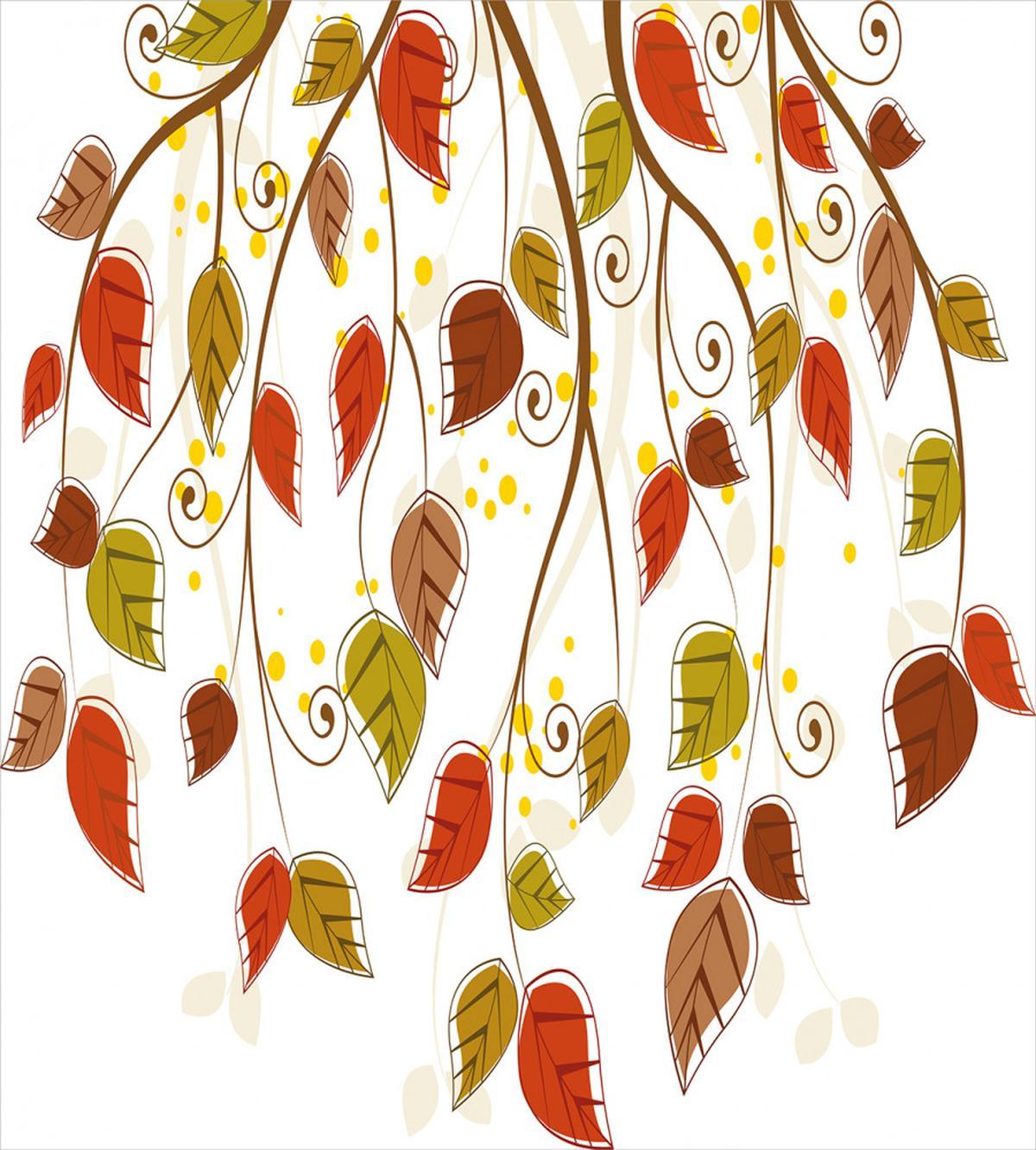 Branches Leaves Fall — Pattern