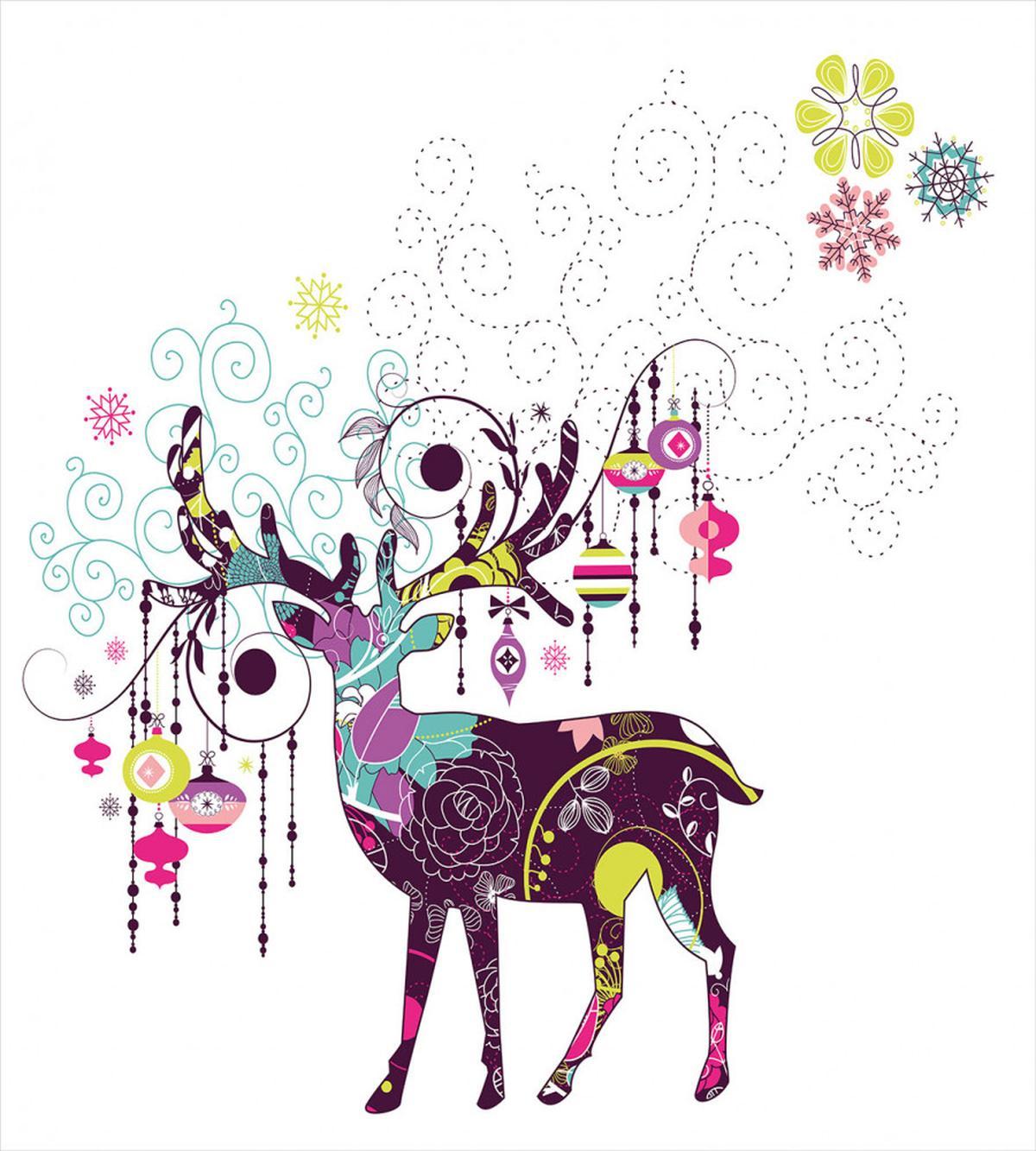 Reindeer Ornaments — Pattern