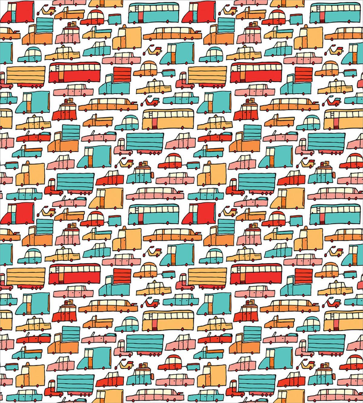 Motorbikes Caravans Bus — Pattern