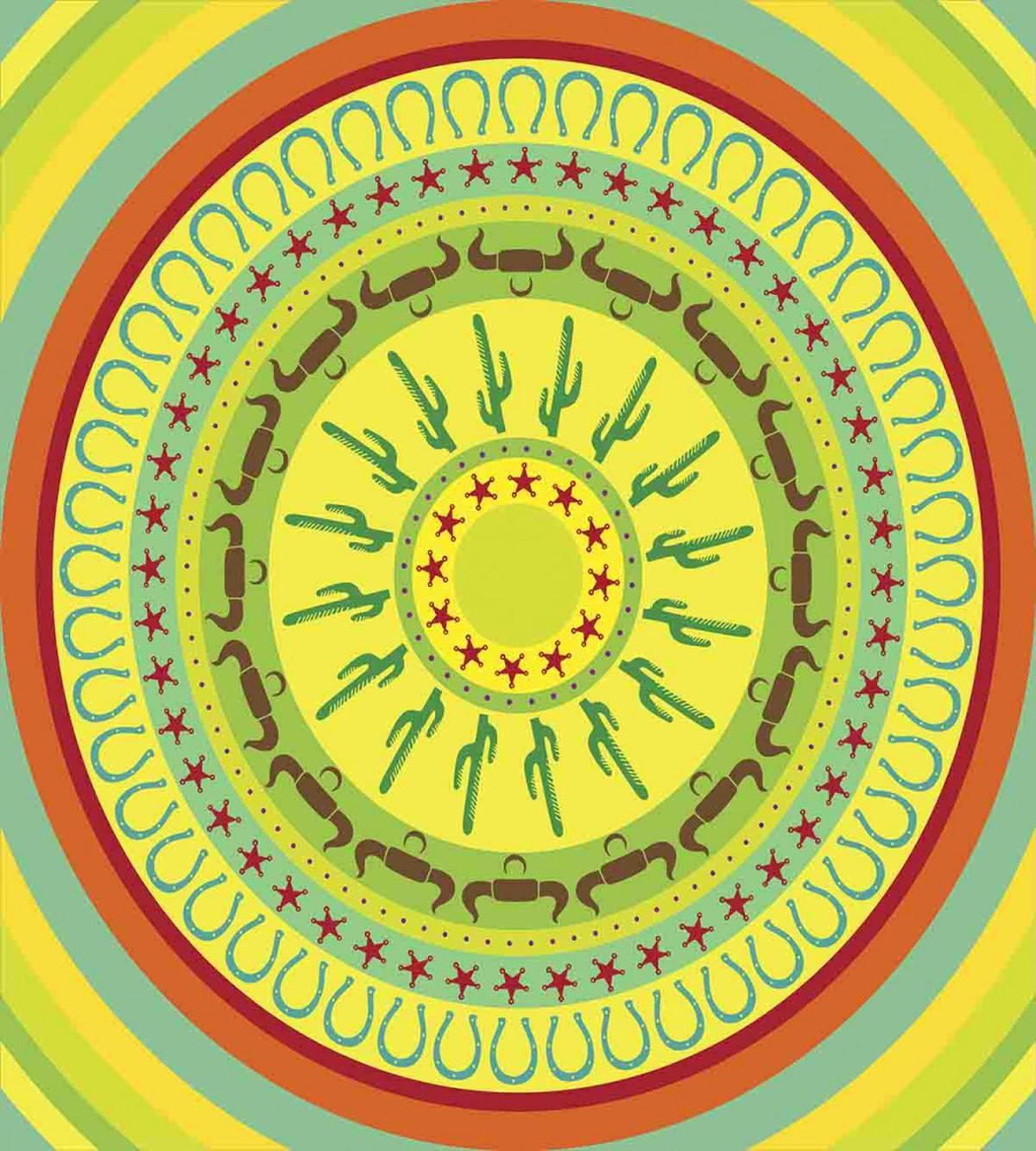 Wild West Mandala — Pattern