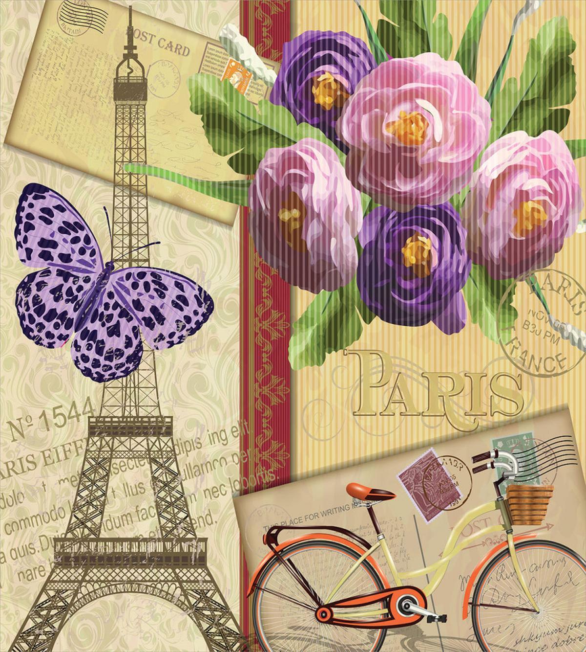 French Landmarks Tower — Pattern