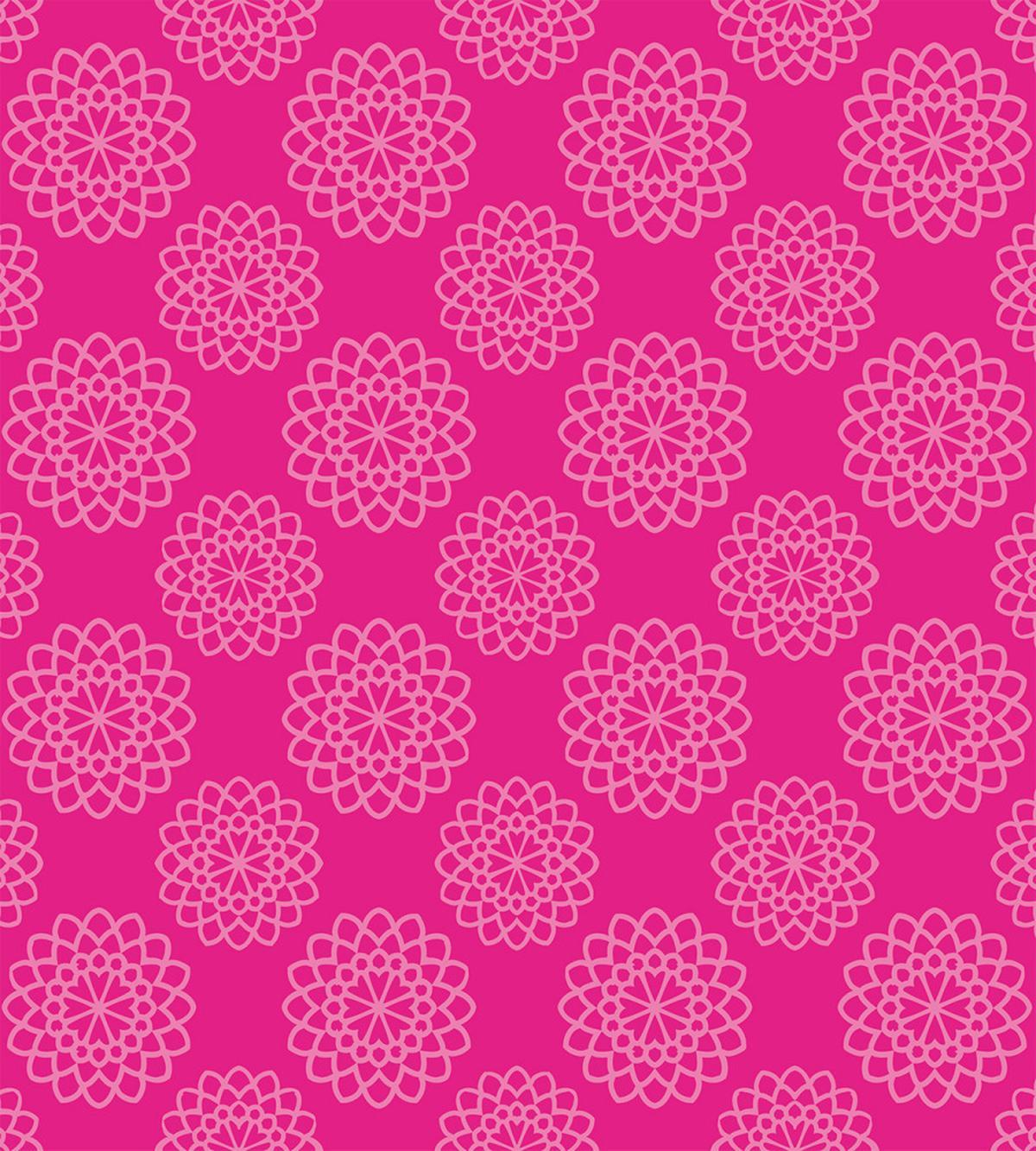 Geometric Flower Motif — Pattern