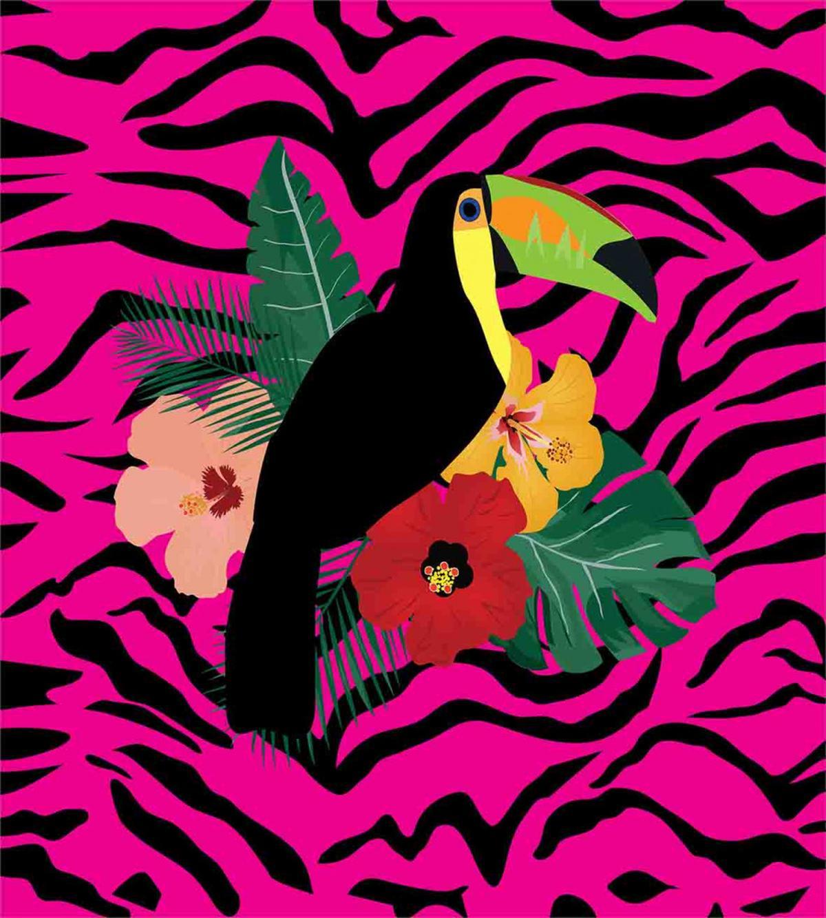 Toucan Bird Plants — Pattern