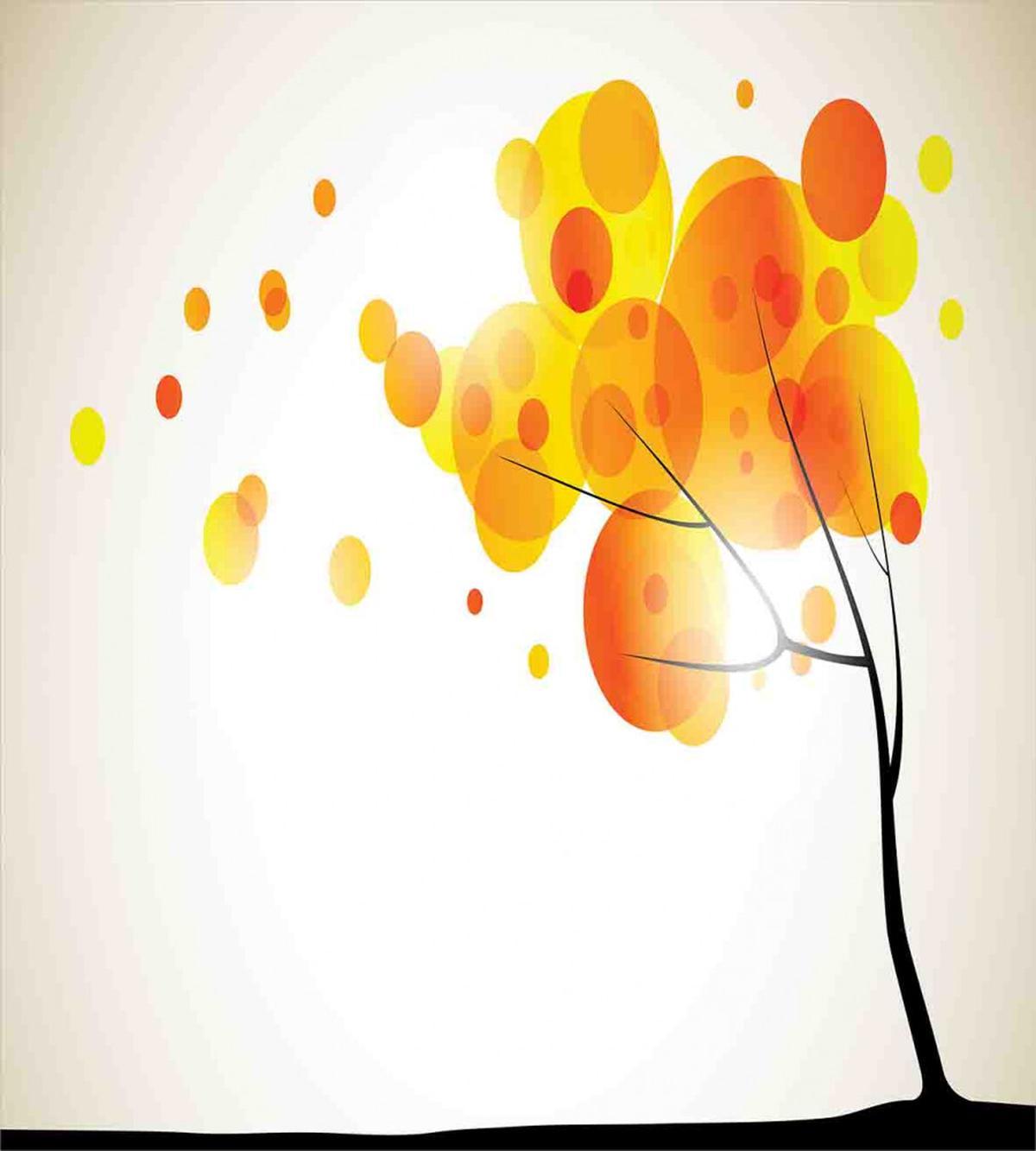 Autumn Sun and Trees — Pattern
