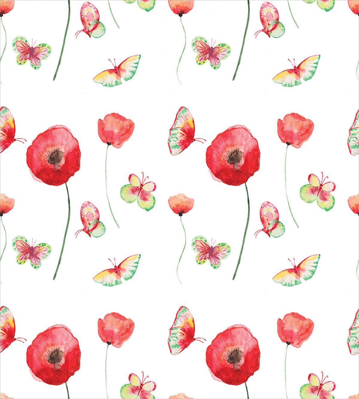Poppy Butterfly Romance — Pattern