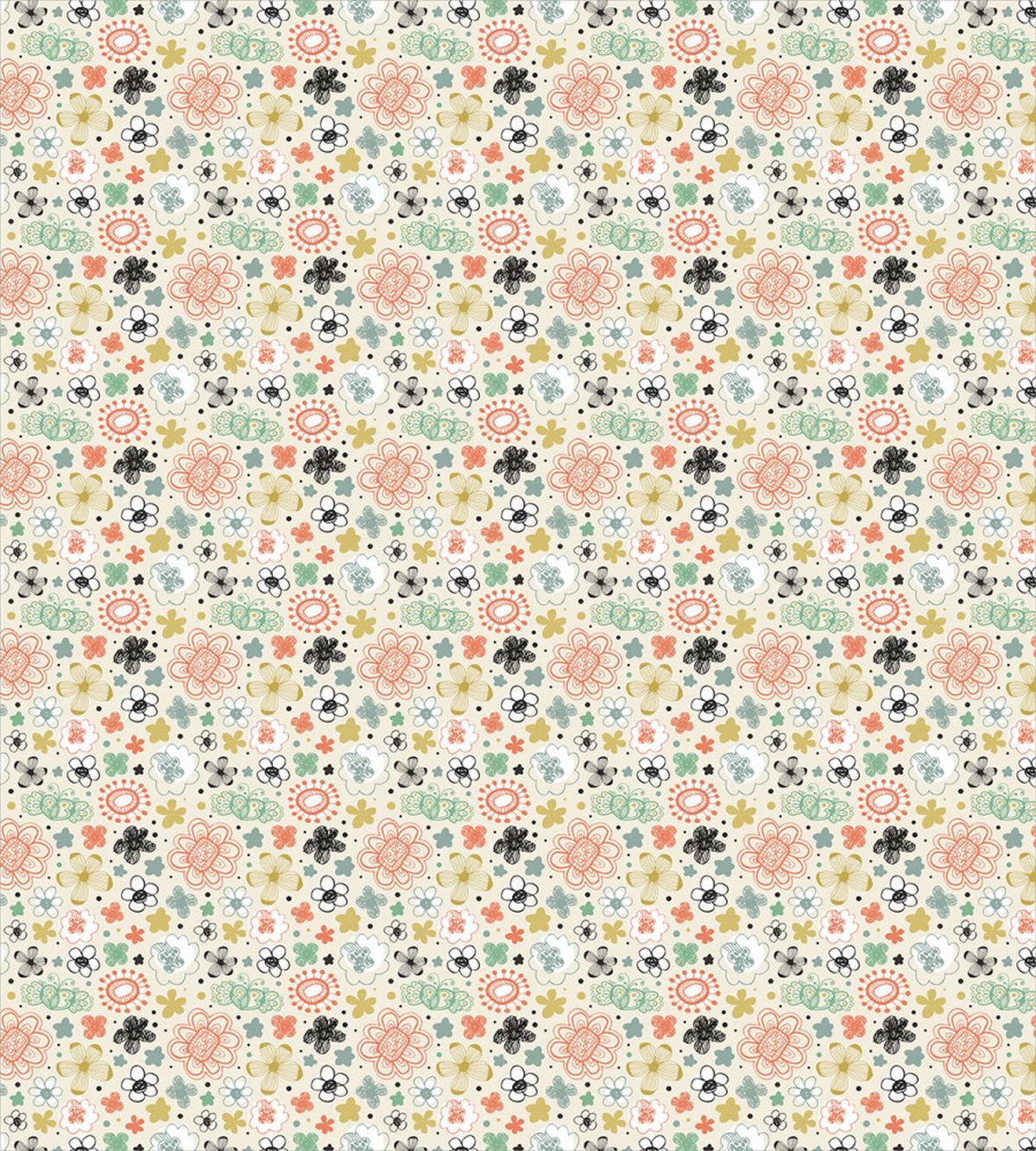Childish Drawn Petals — Pattern