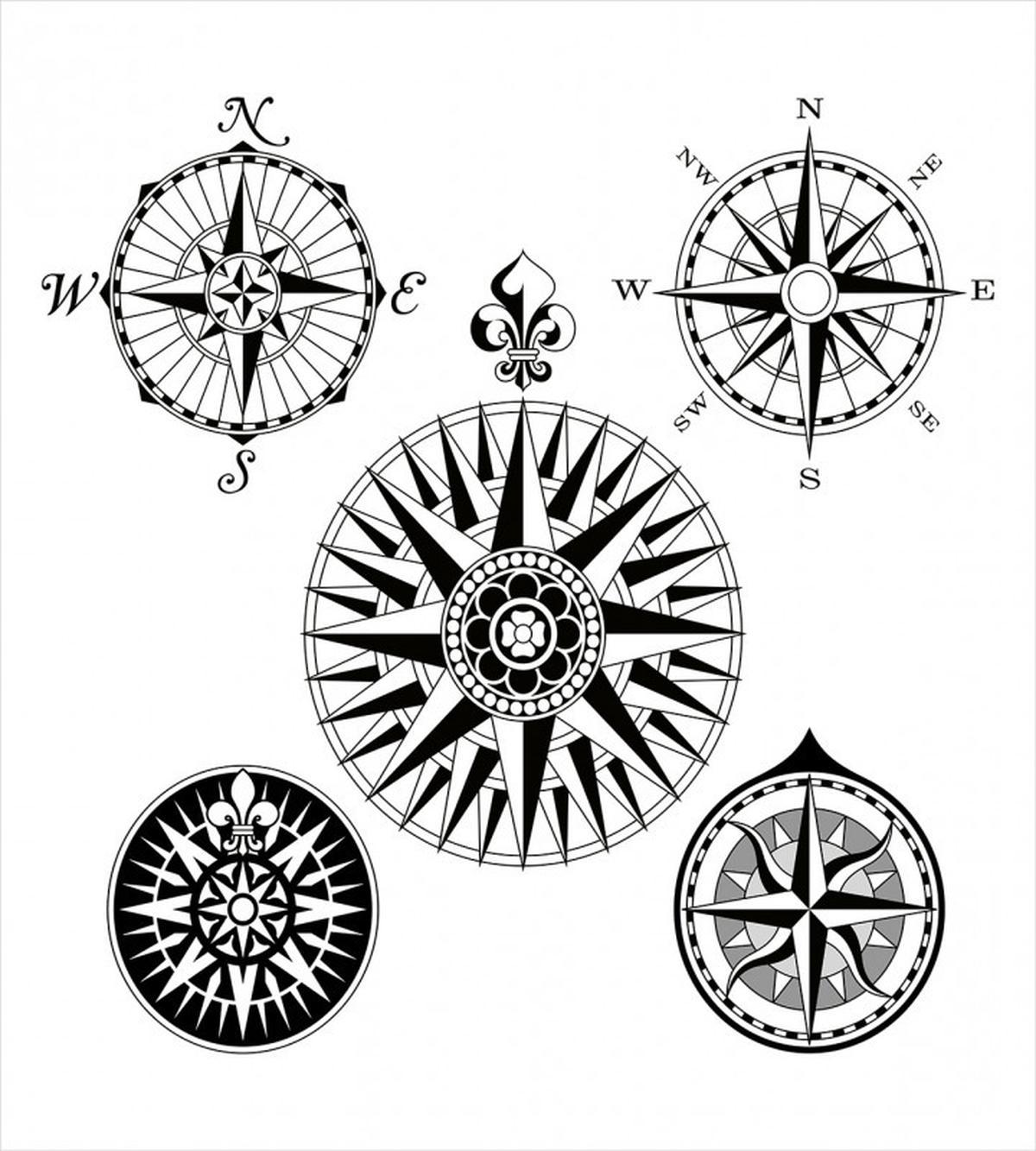 5 Windroses Angles — Pattern