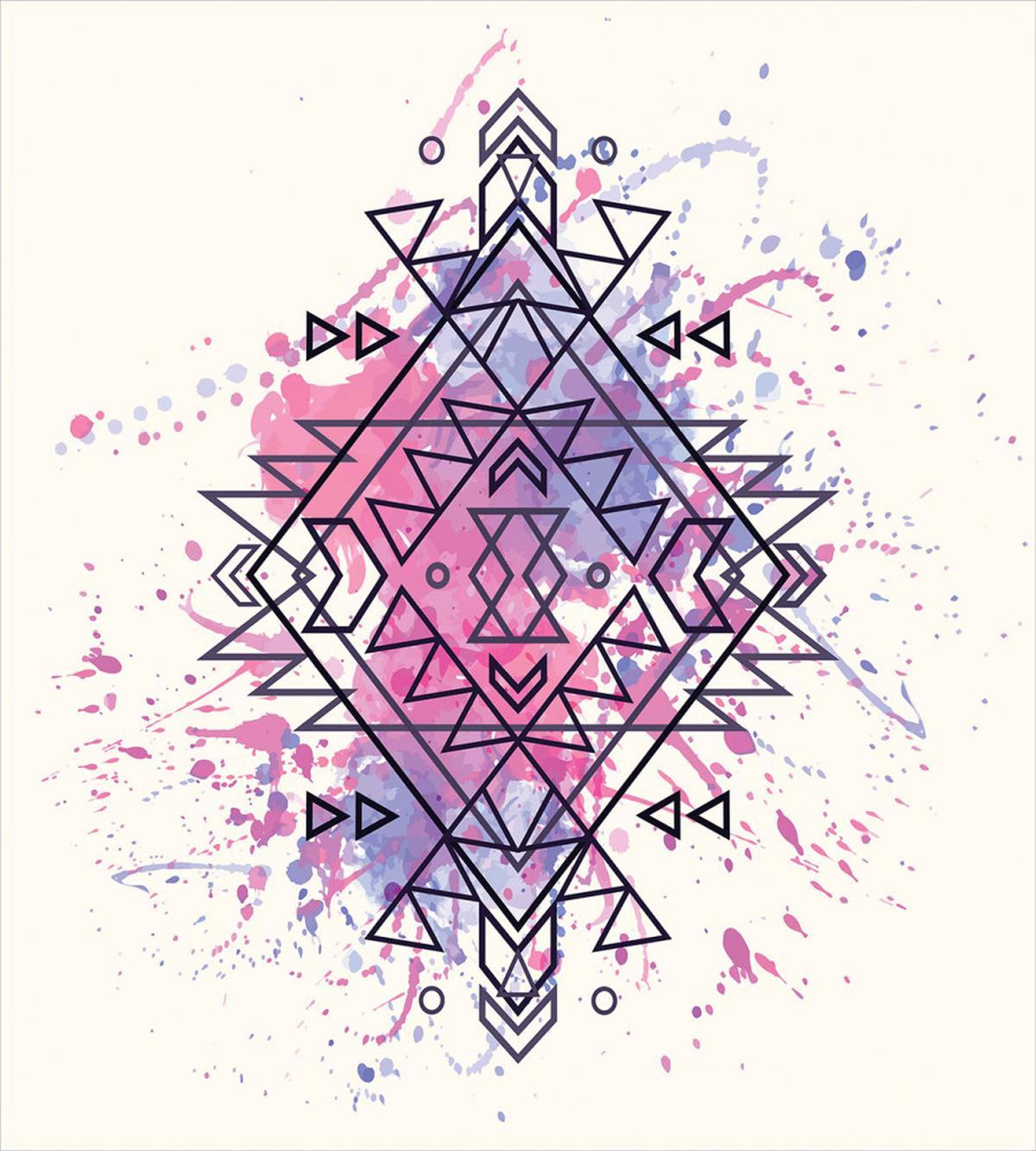 Motif Grunge Splashes — Pattern