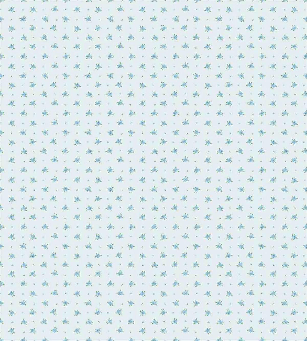 Forget Me Not Flowers Retro — Pattern