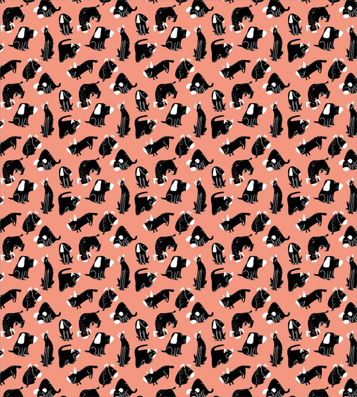 Various Doggies Chilling Around — Pattern