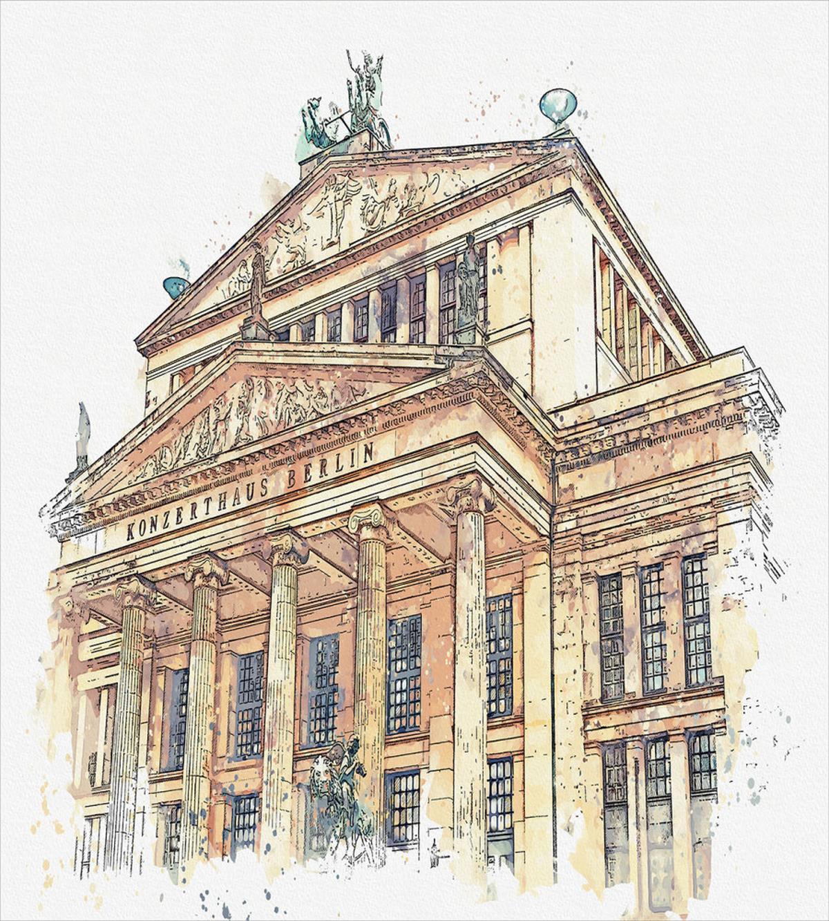 Germany Iconic Building Paint — Pattern