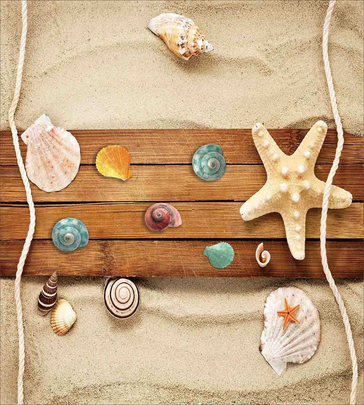 Rustic Board Seashells — Pattern