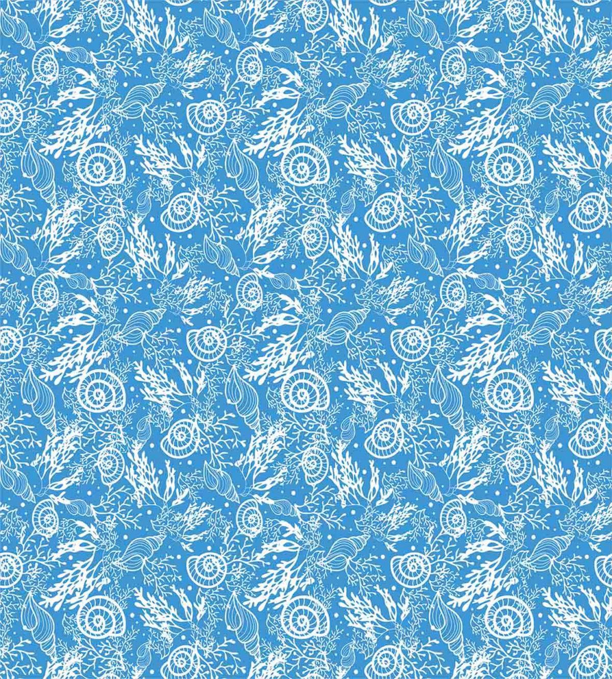 Monochrome Shells Corals — Pattern