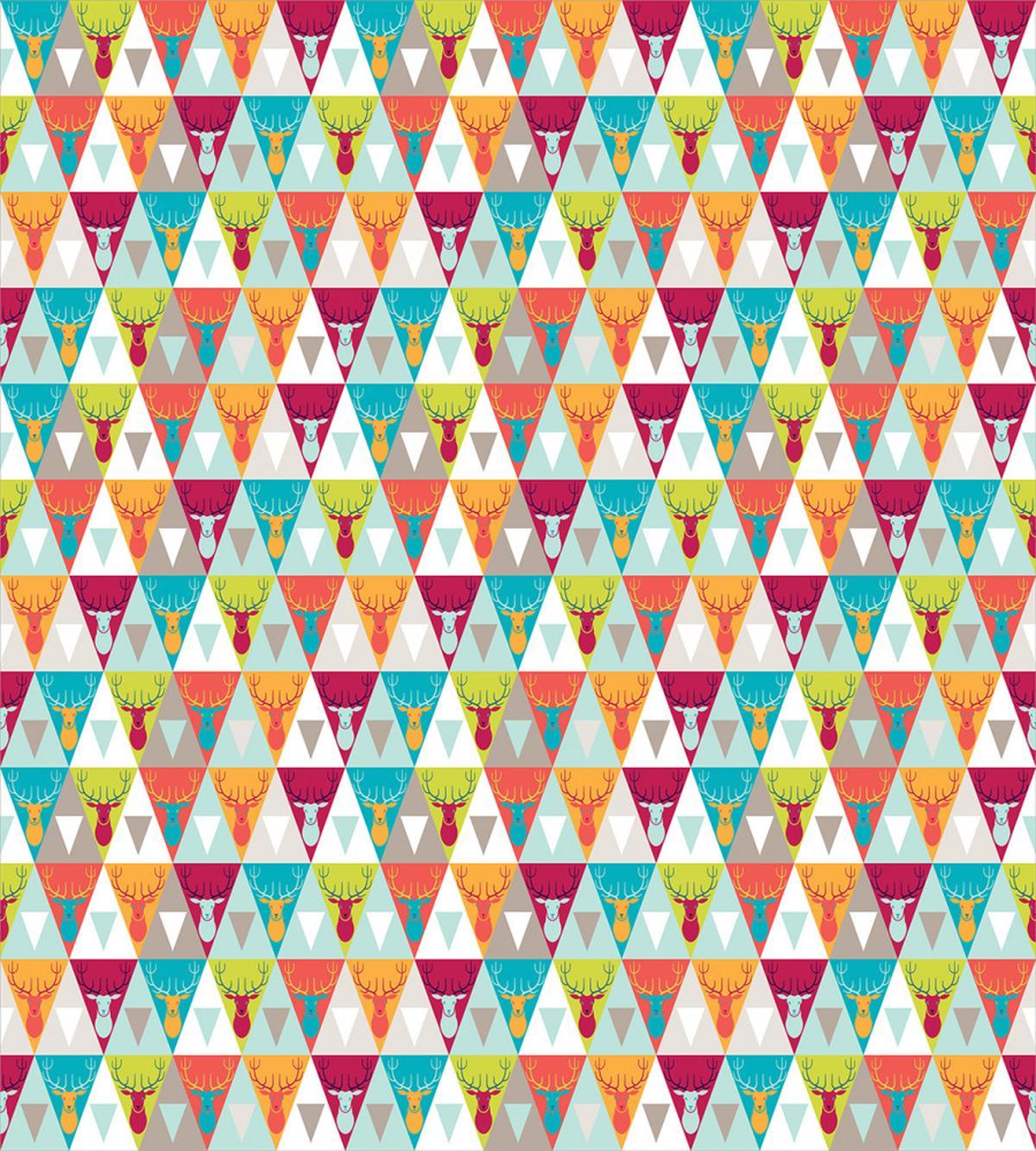 Triangles with Deer Heads — Pattern