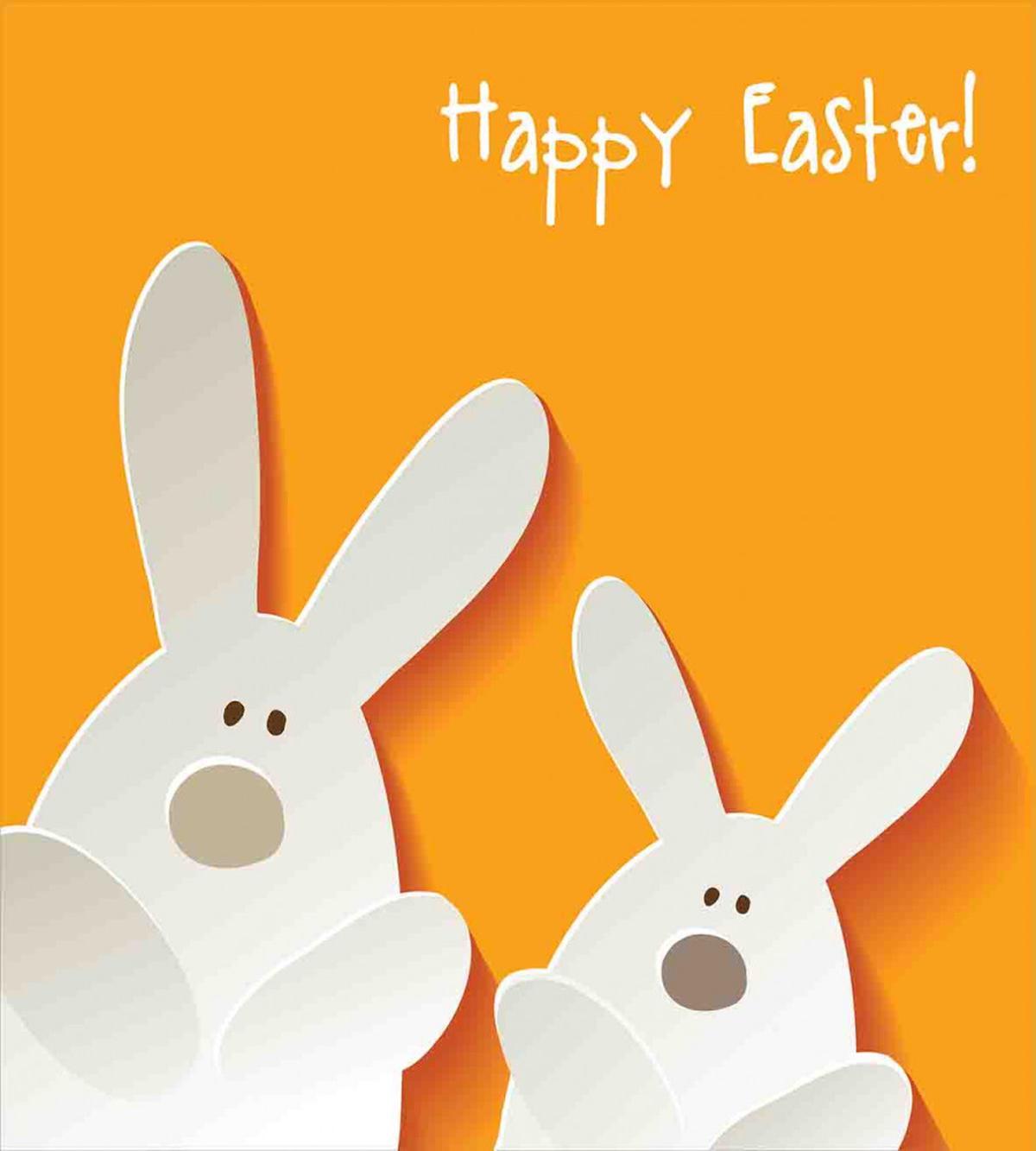 Happy Easter Bunnies — Pattern