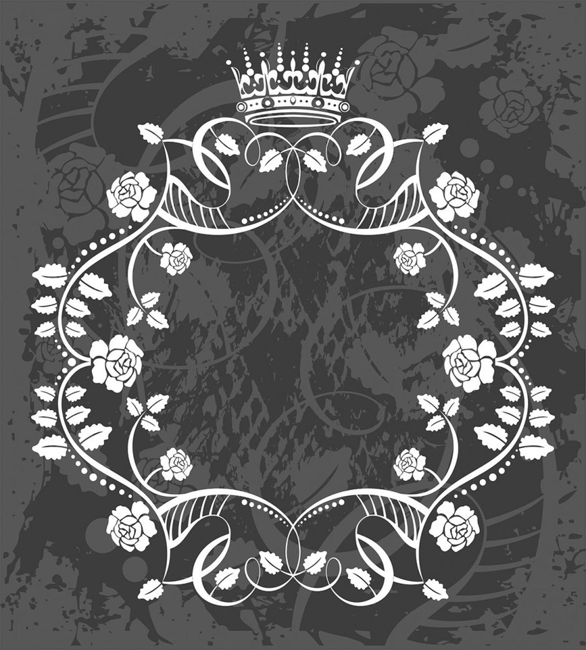 Royal Flora Crown — Pattern