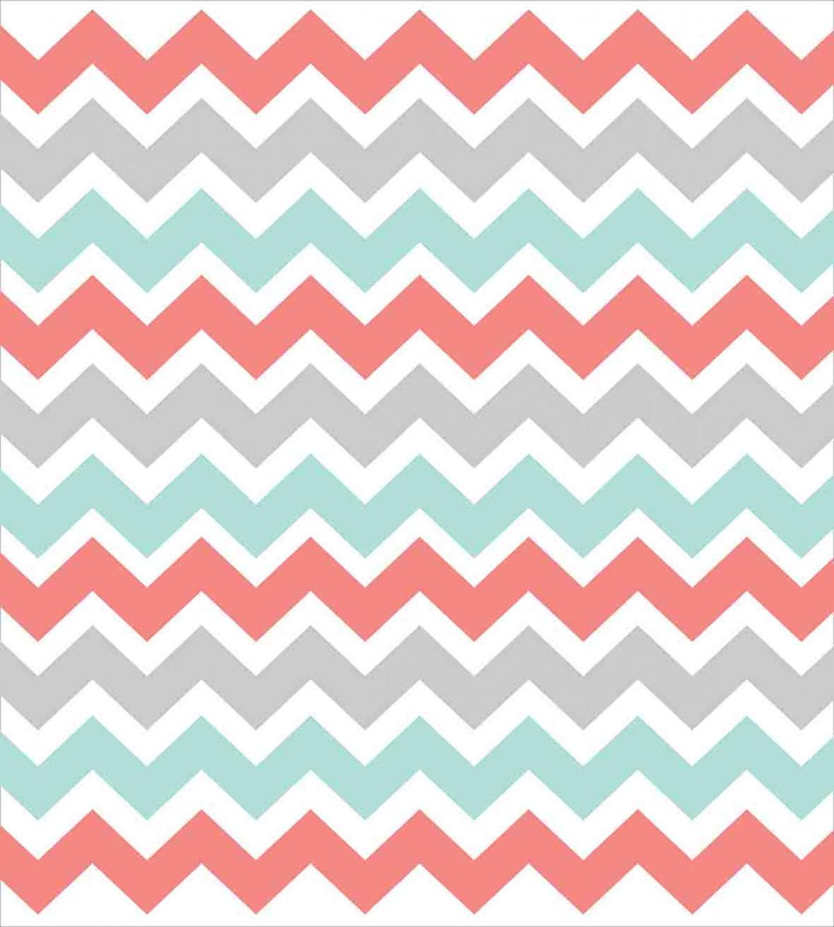 Cute Artful Pastel Zigzags — Pattern
