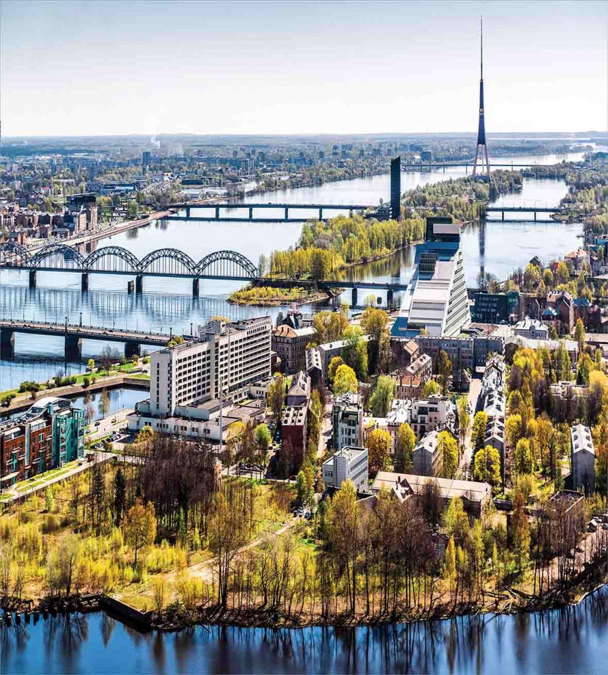 View of Old Riga City — Pattern