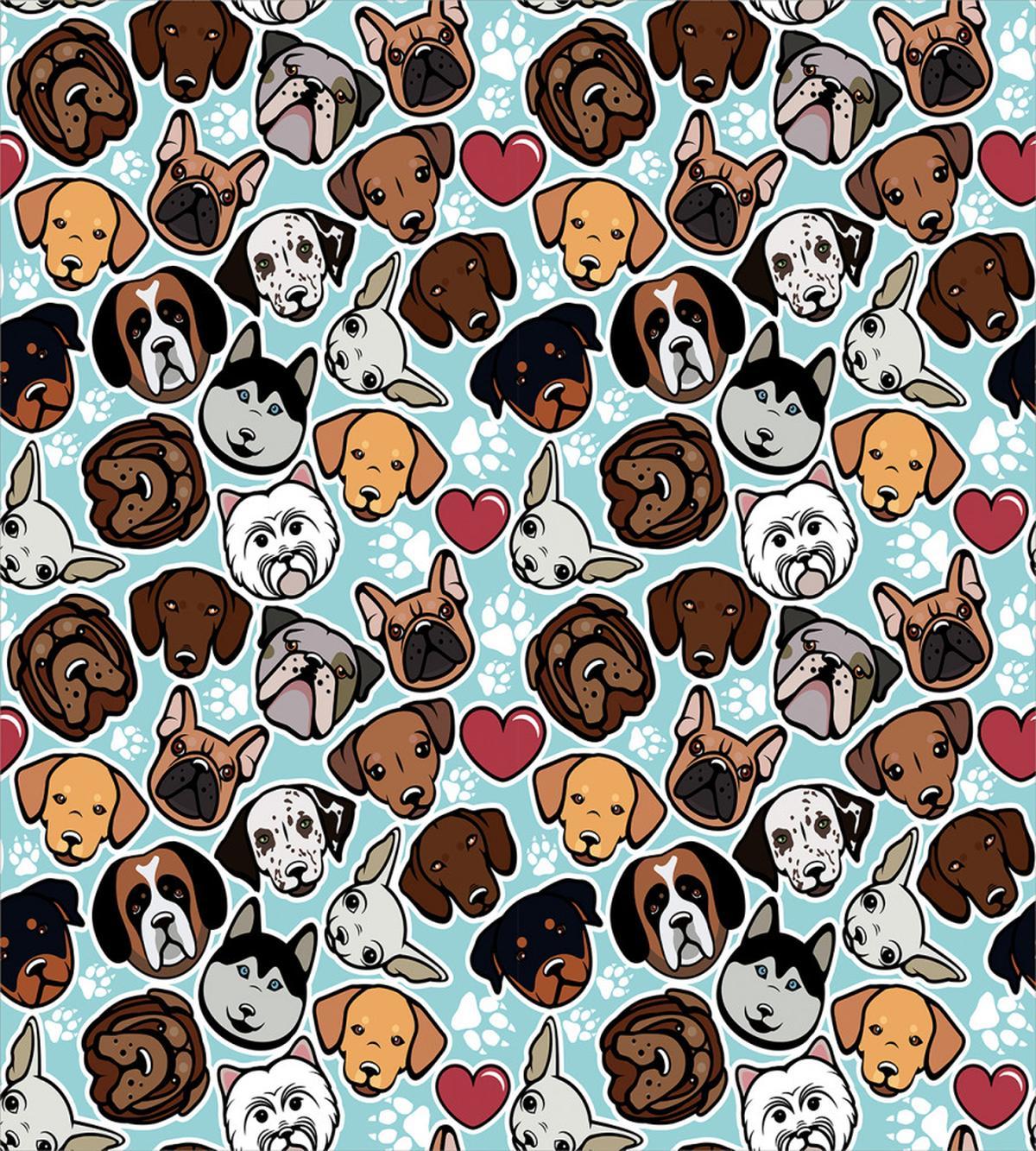 Canine Breeds Love — Pattern