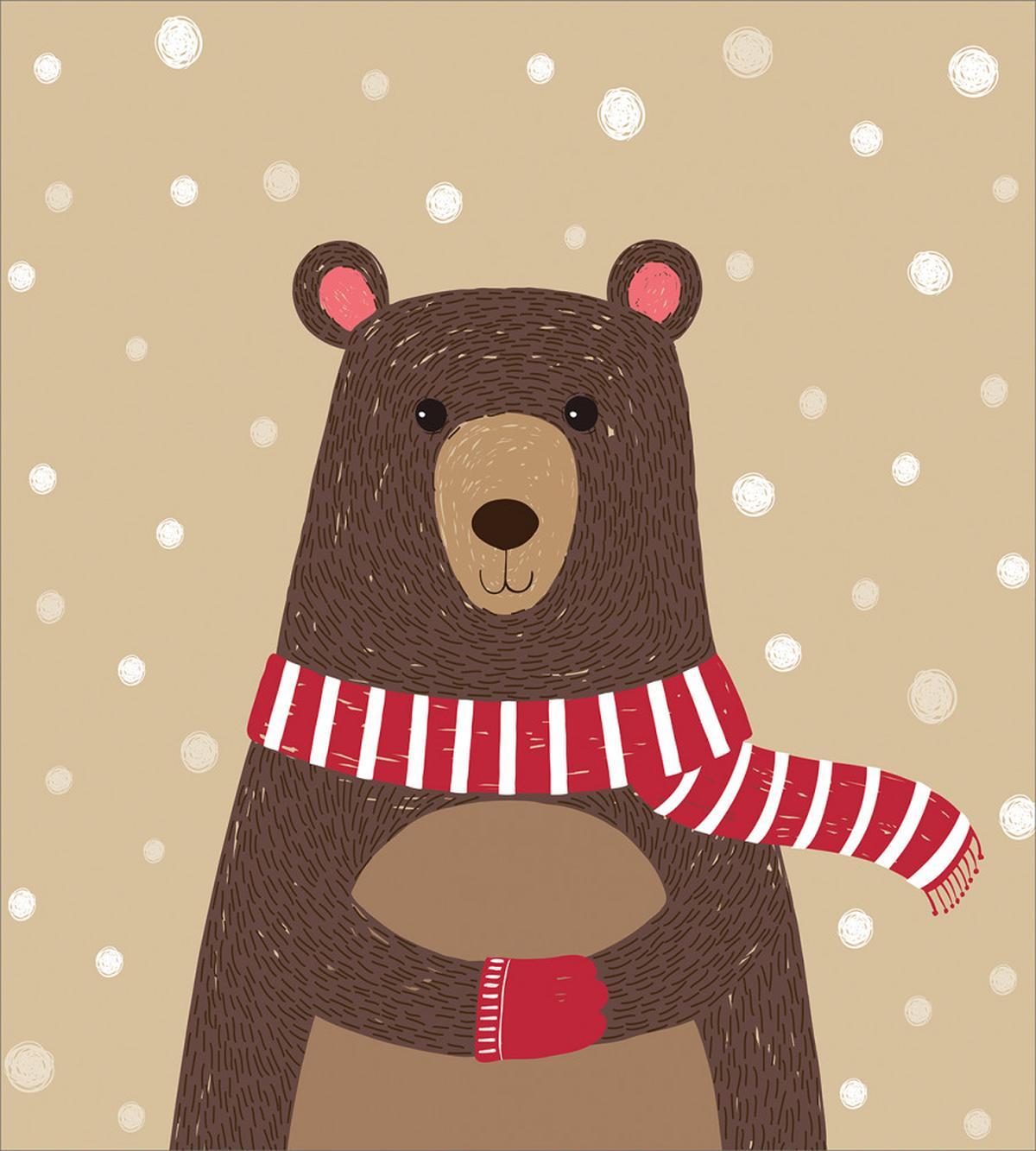 Bear Red Scarf — Pattern
