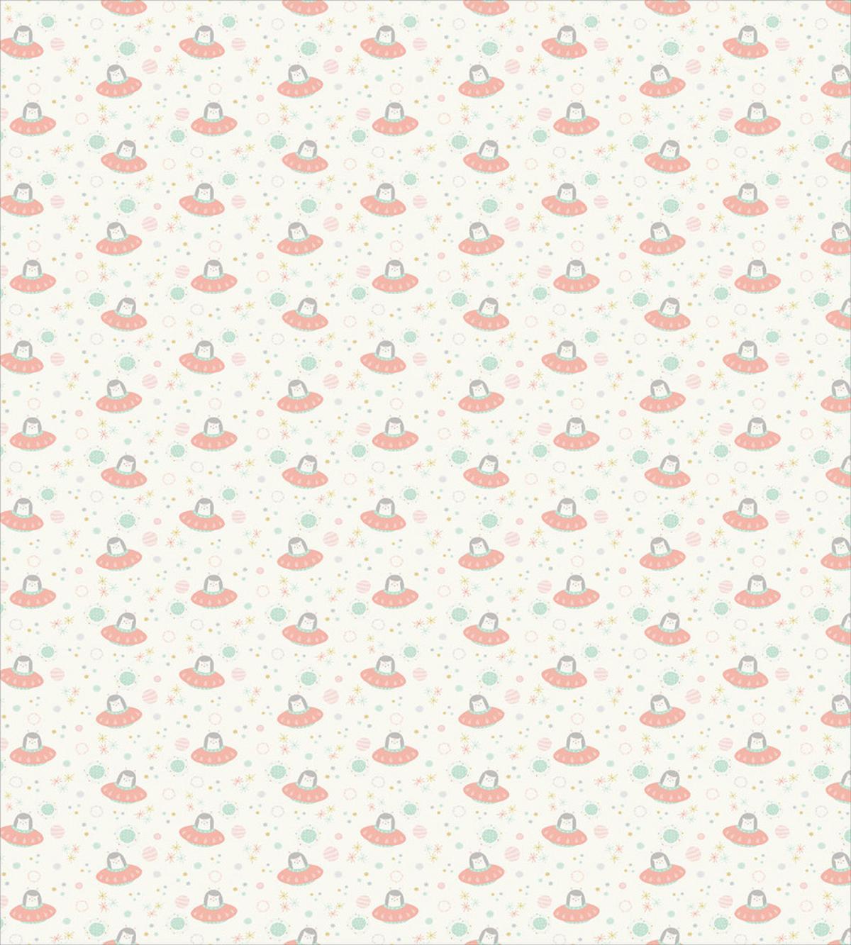 Pastel Space Cats and Stars — Pattern