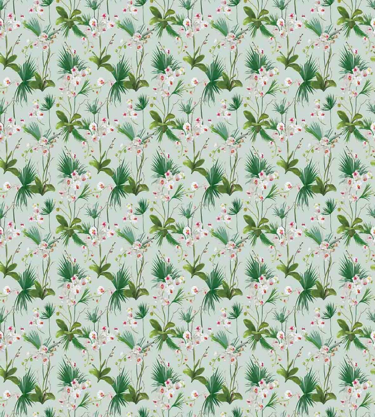 Palm Leaves and Wild Flora — Pattern