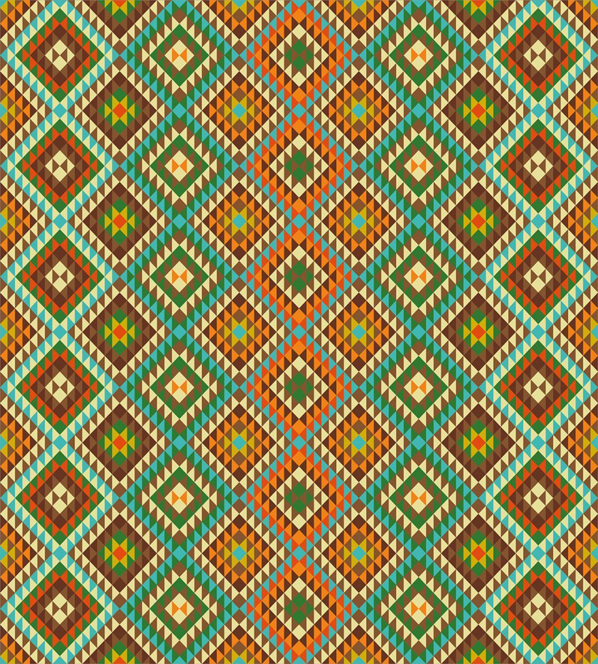 Mosaic Folkloric Ethnic — Pattern