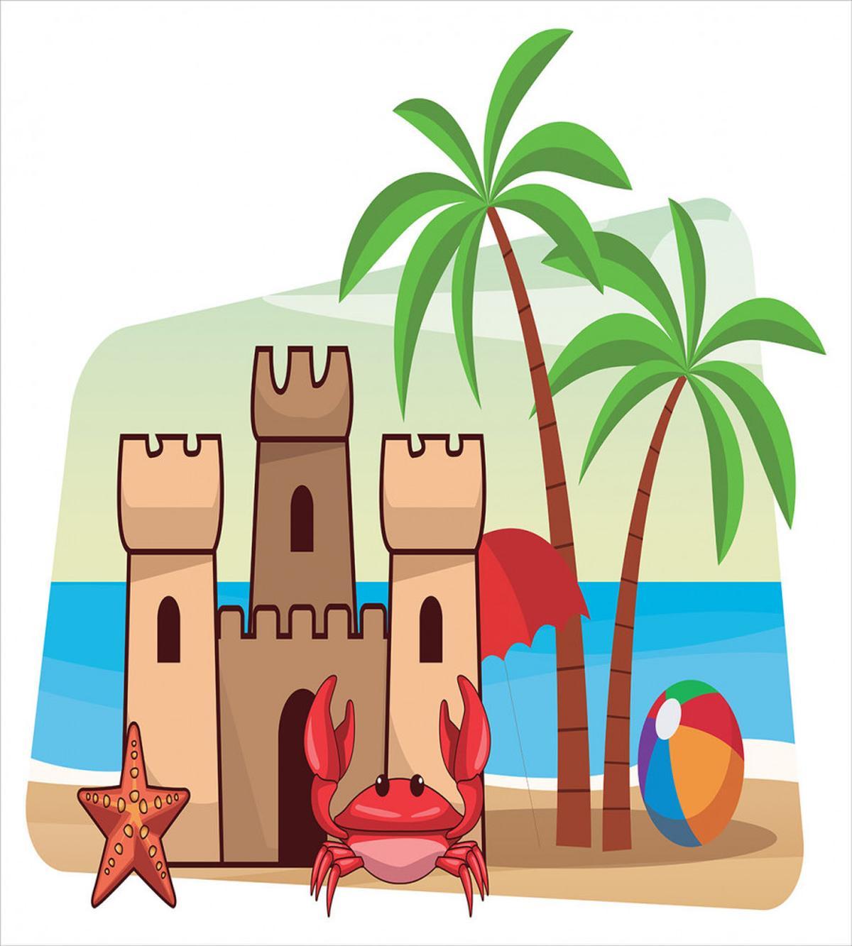 Sand Castle Crab Fun — Pattern