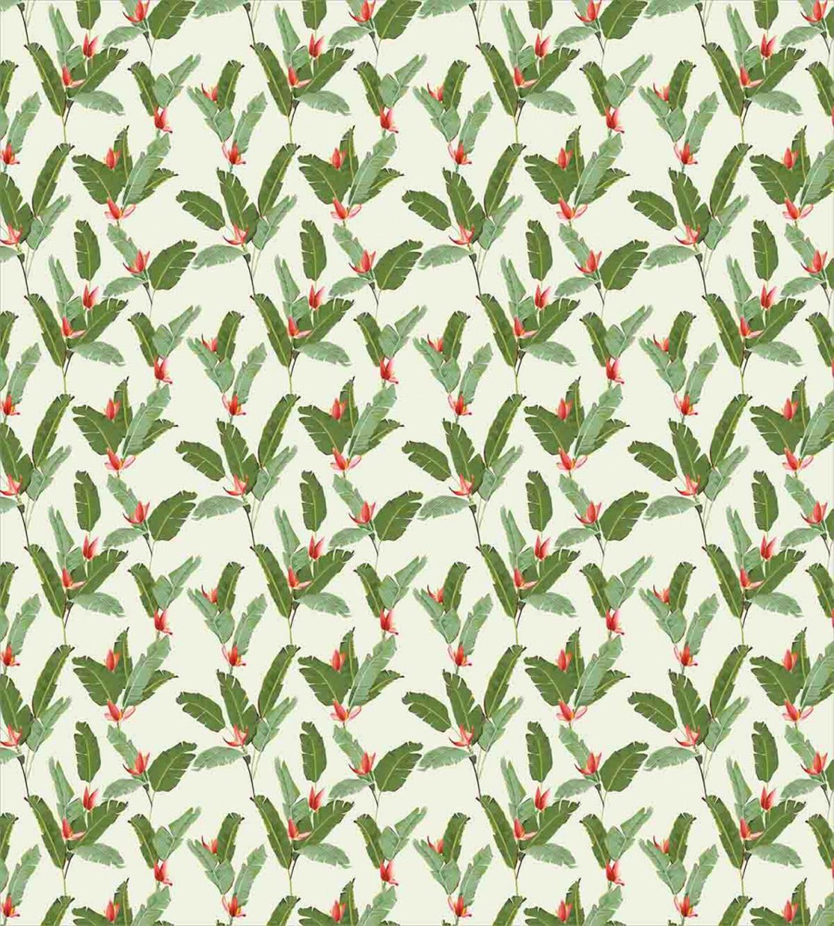 Palm Leaves and Banana — Pattern