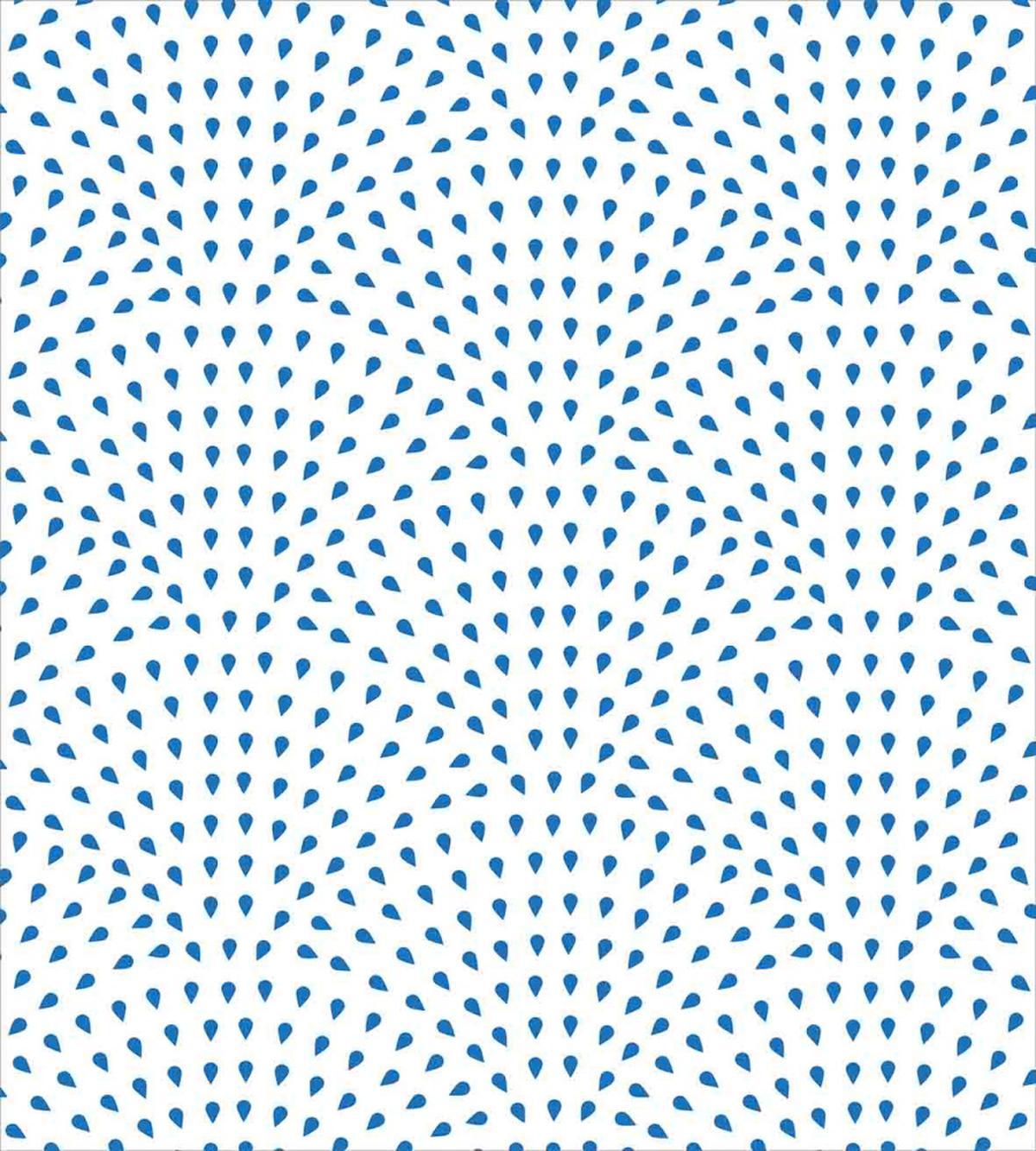 Blue Rain Water Drop — Pattern