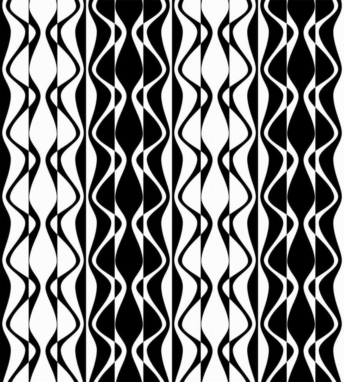 Simplistic Curvy Lines — Pattern