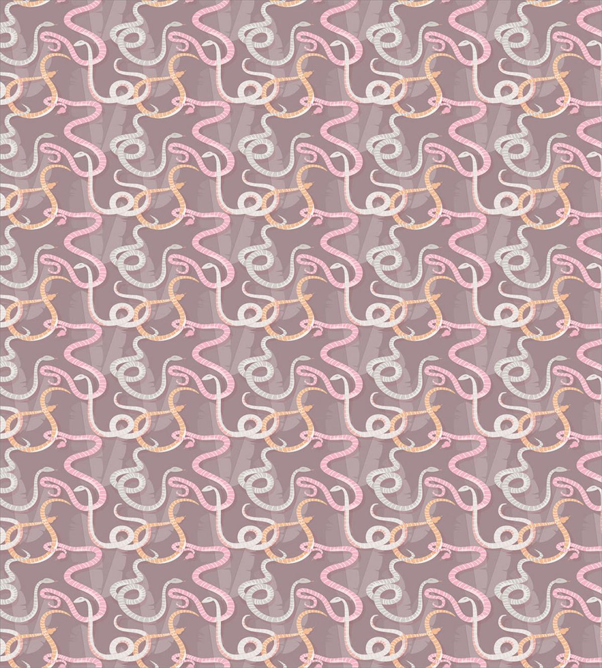 Amazonian Fauna Reptile Art — Pattern