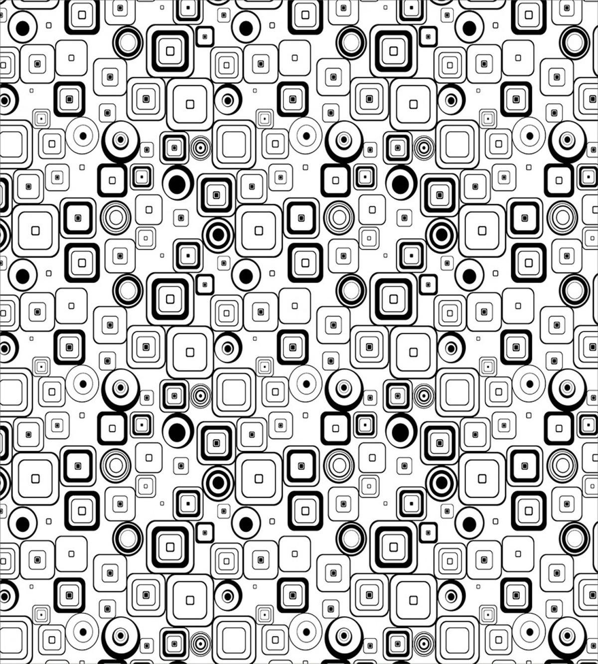 Squares Circles — Pattern