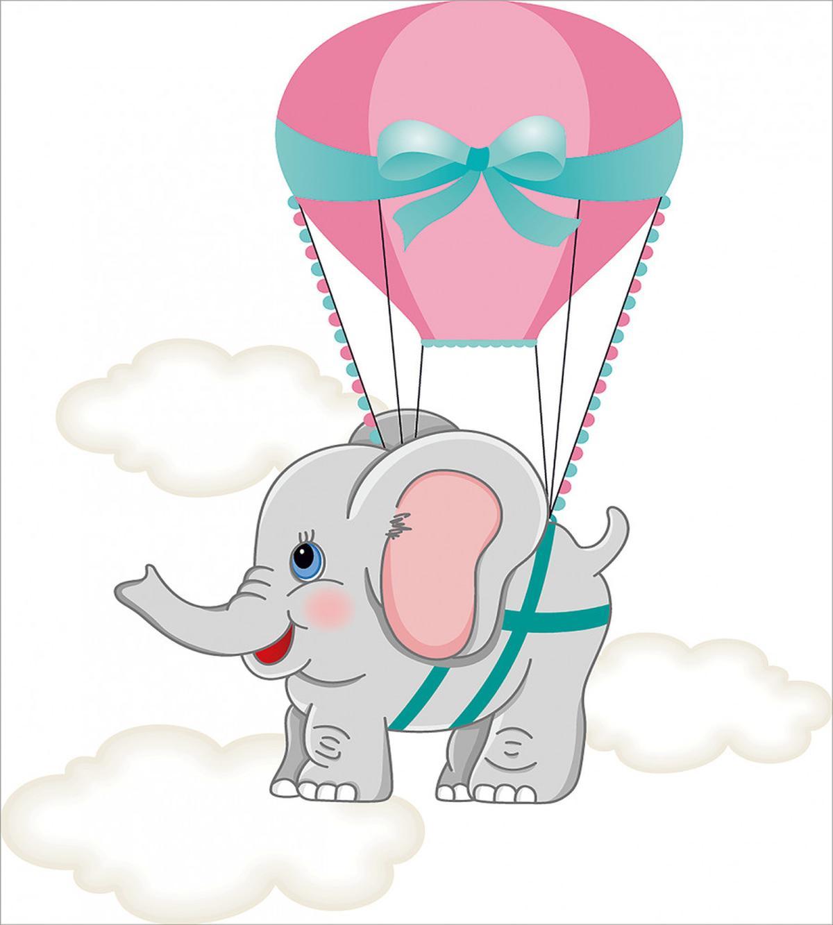 Elephant Air Balloon — Pattern