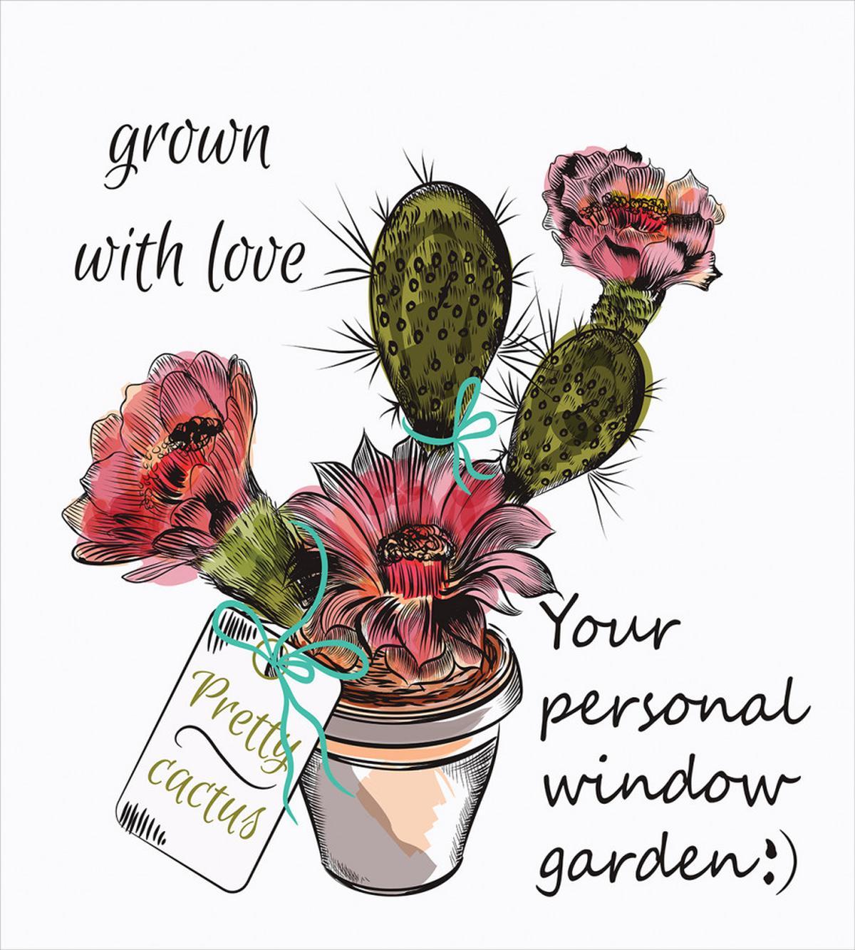 Tropical Window Garden — Pattern