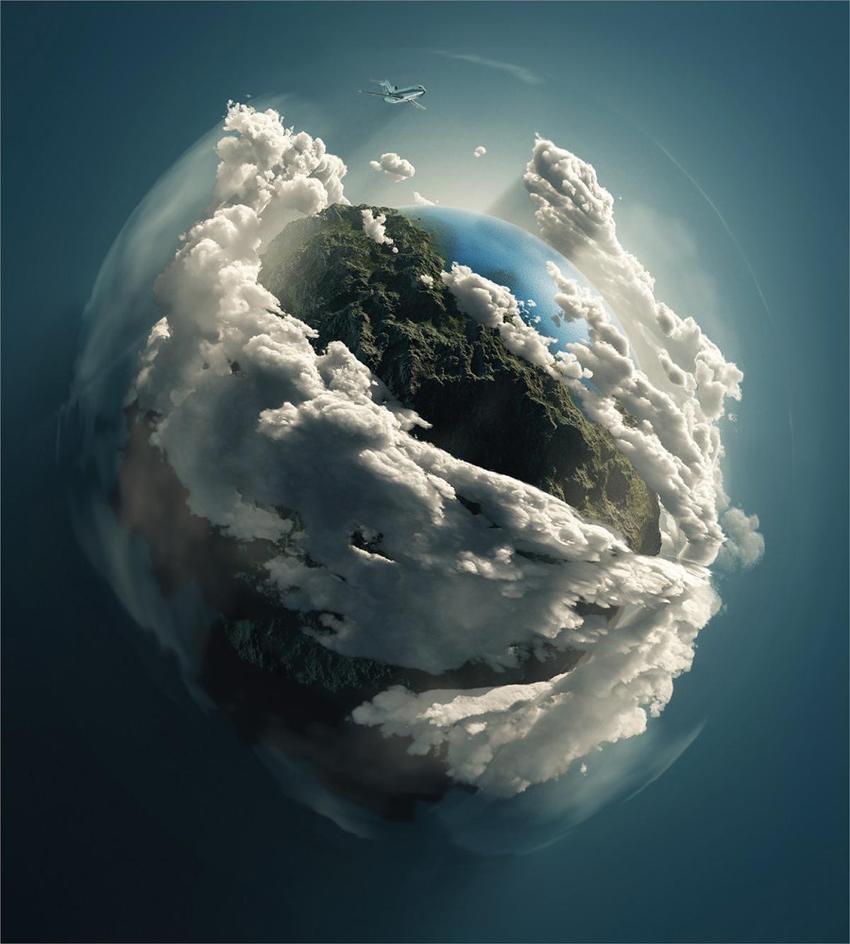 Planet Majestic Clouds — Pattern