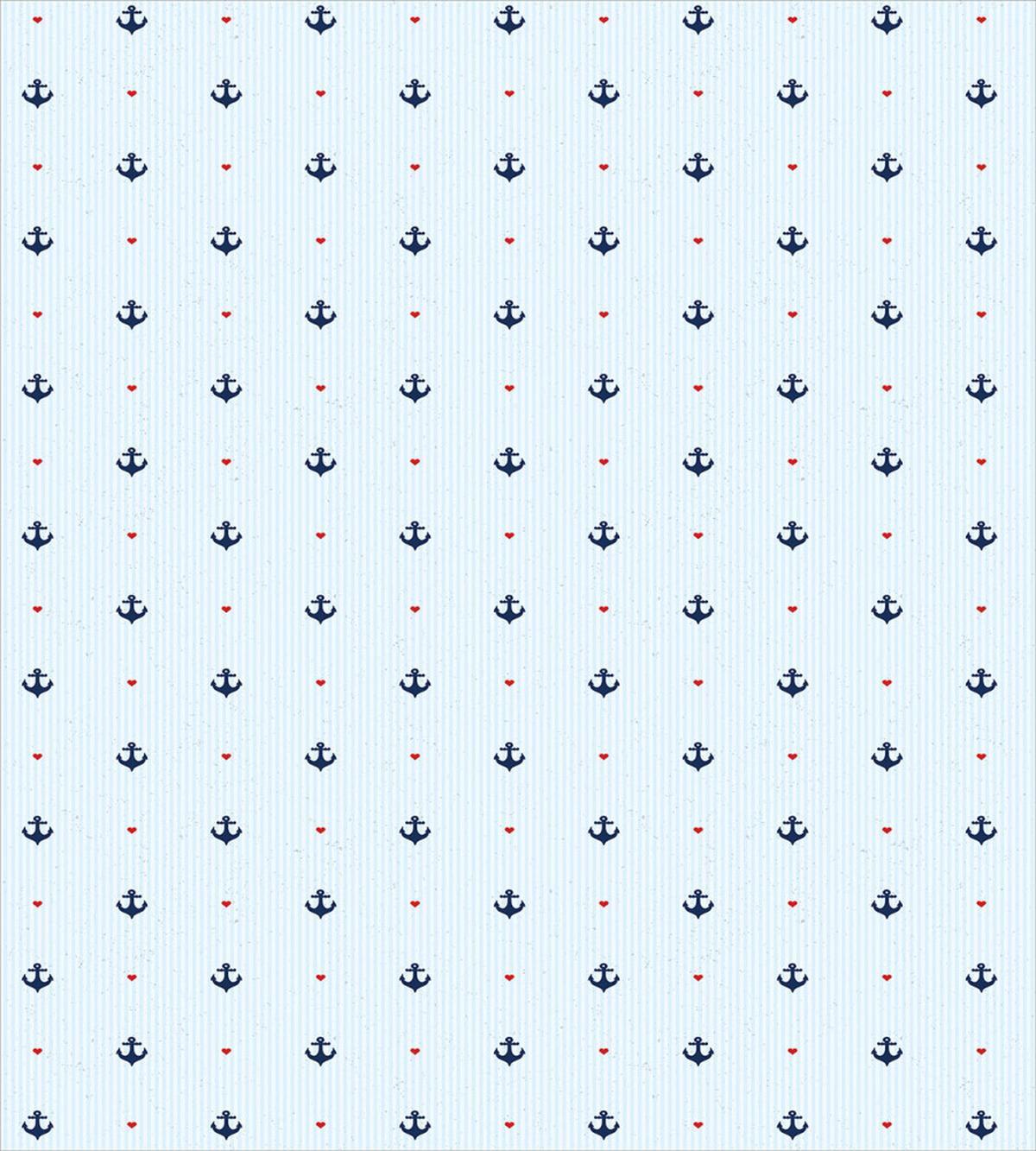 Red Hearts Nautical — Pattern