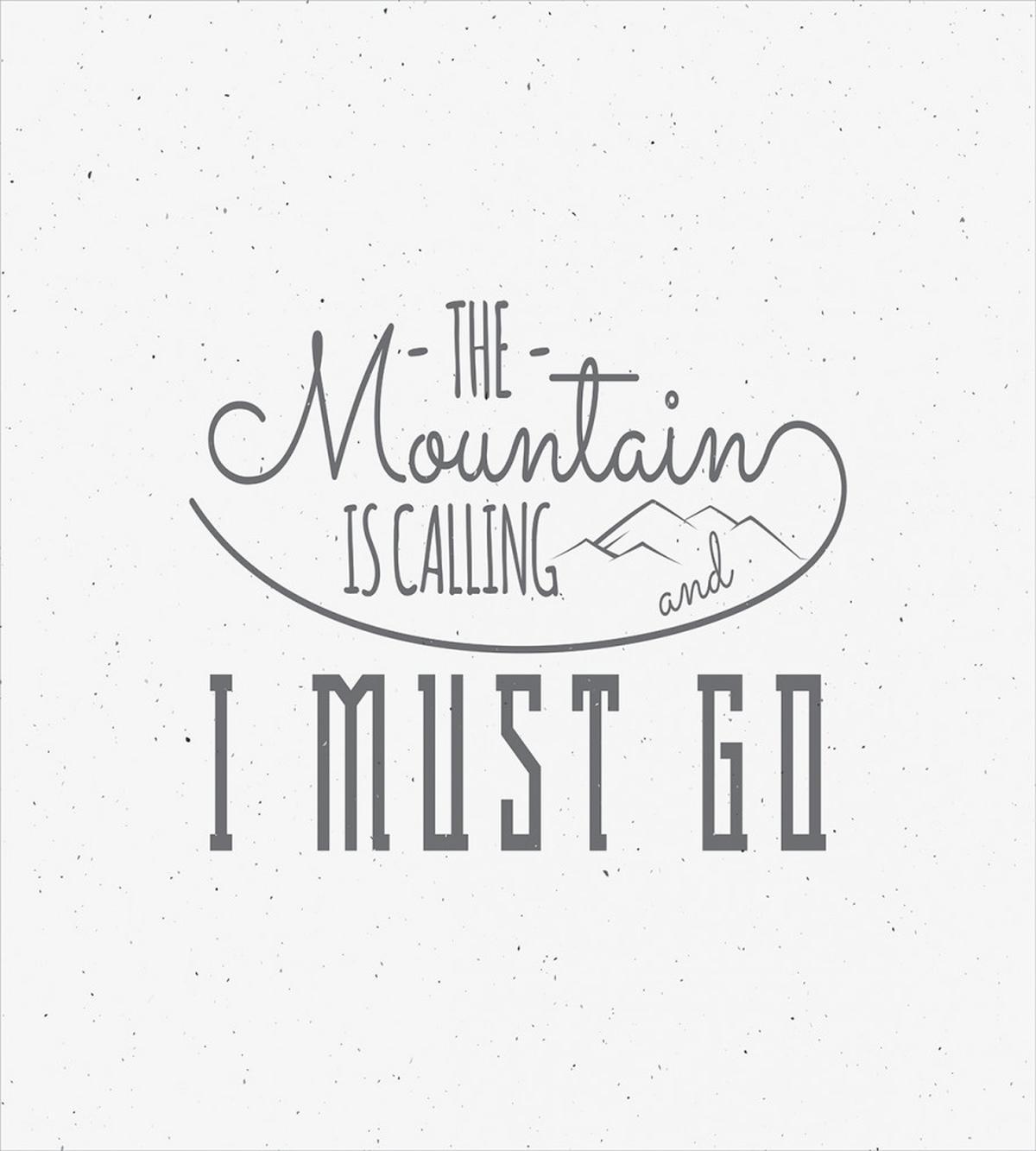 Nature Walk Mountains — Pattern