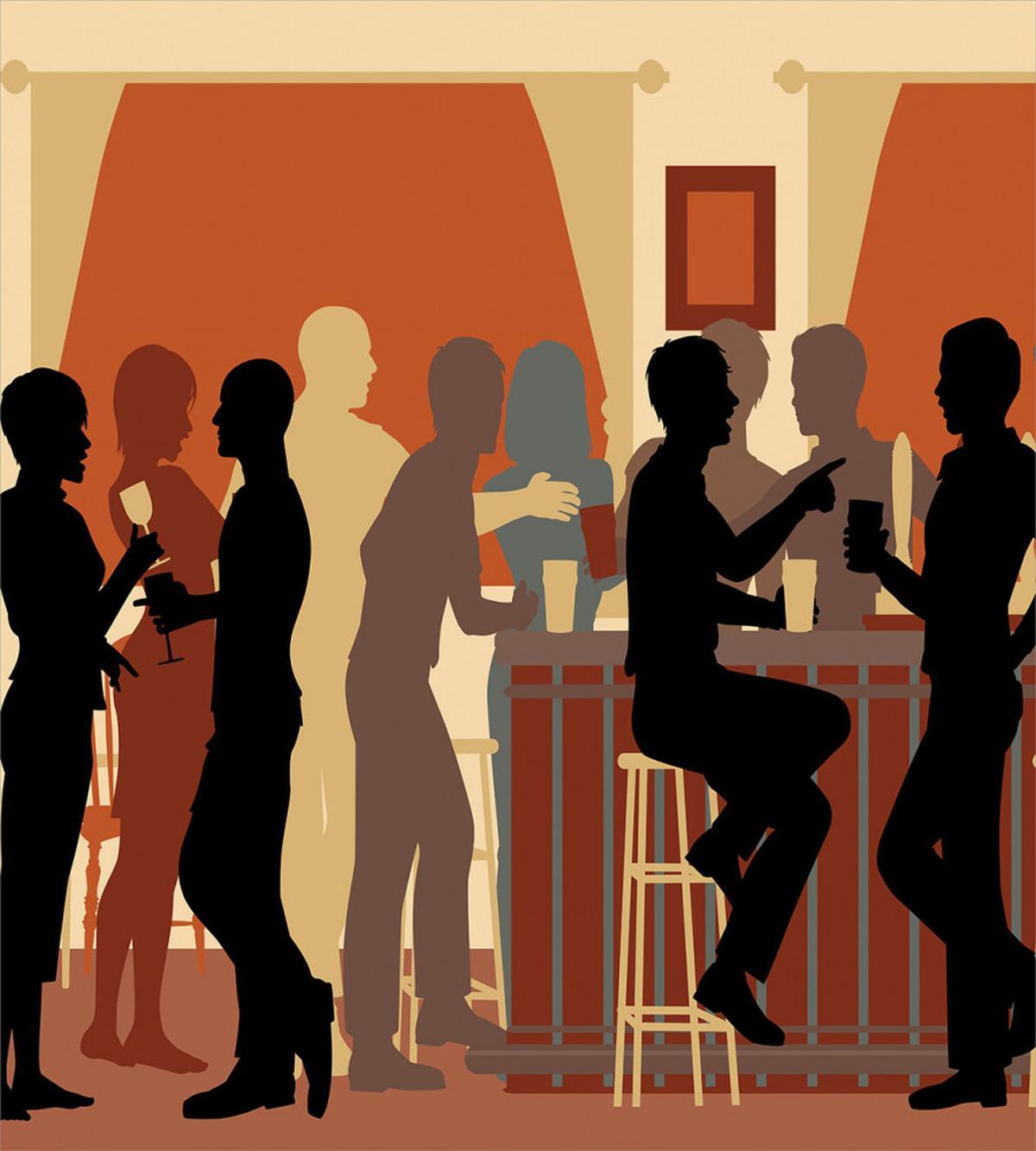 Night out with Friends Theme — Pattern