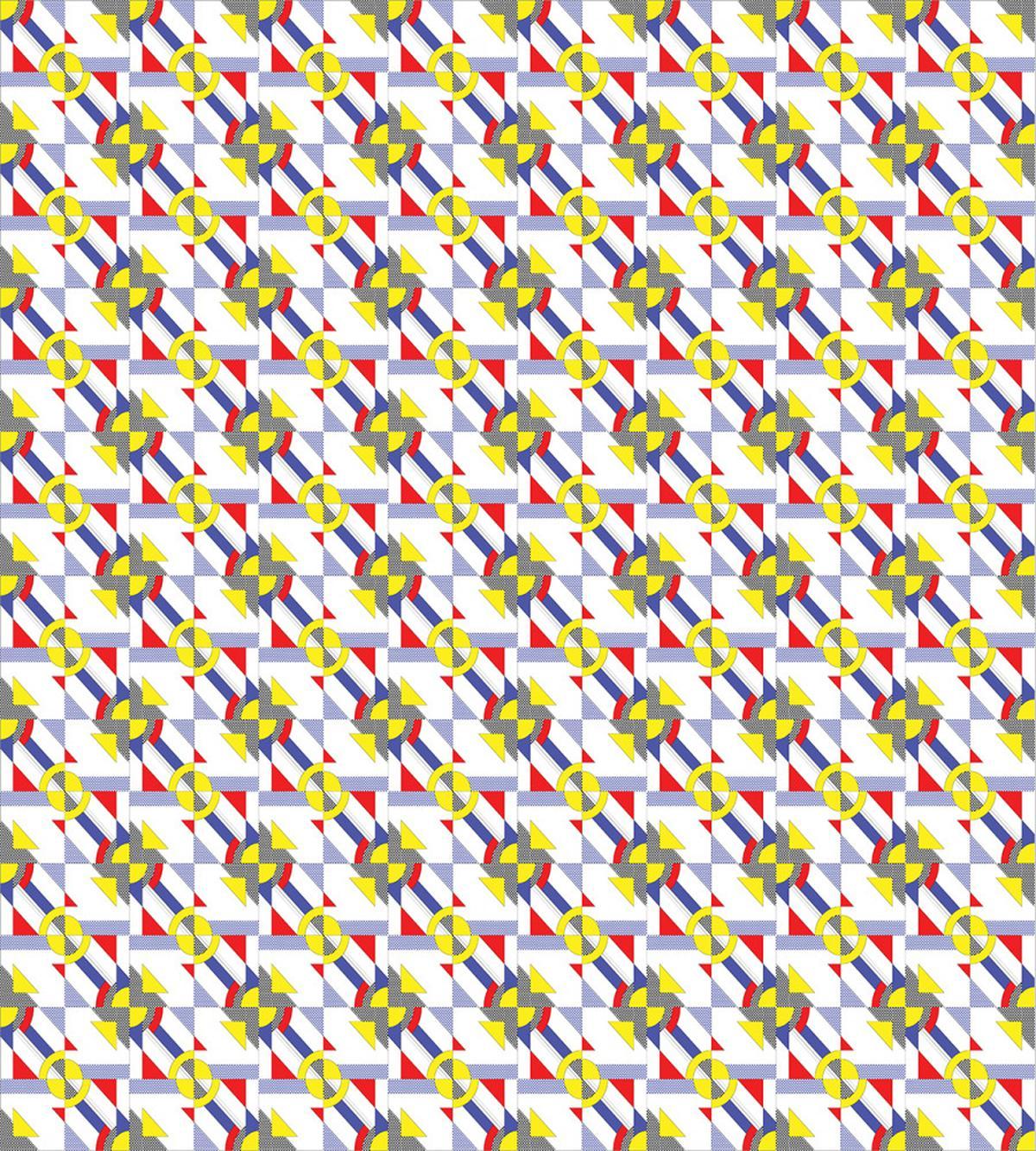 Pop Art Hipster Comic — Pattern