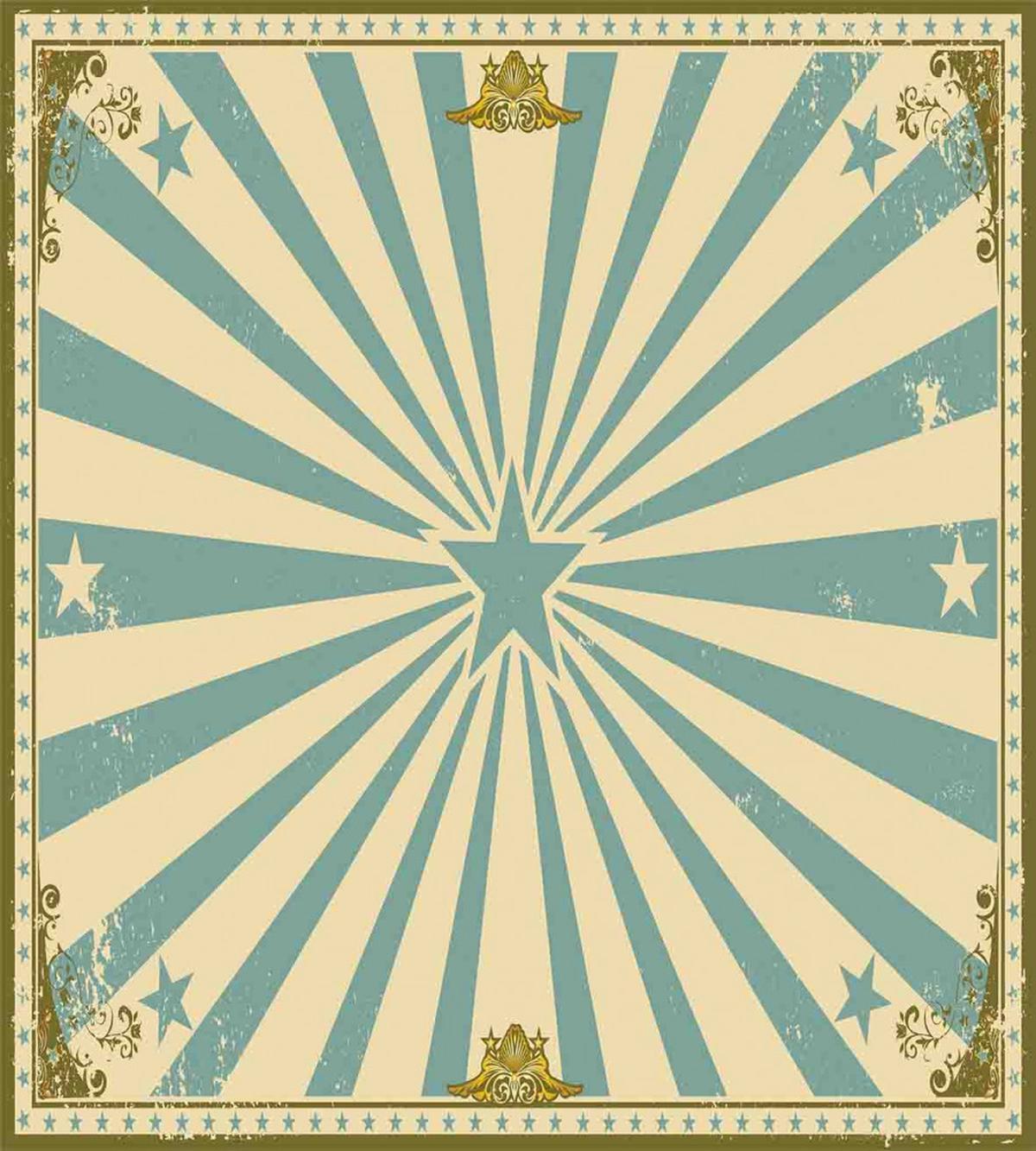 Stars Beams Rays Frame — Pattern