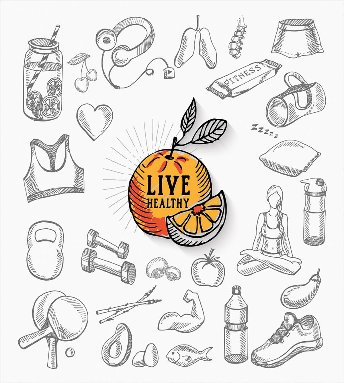 Live Healthy Theme — Pattern