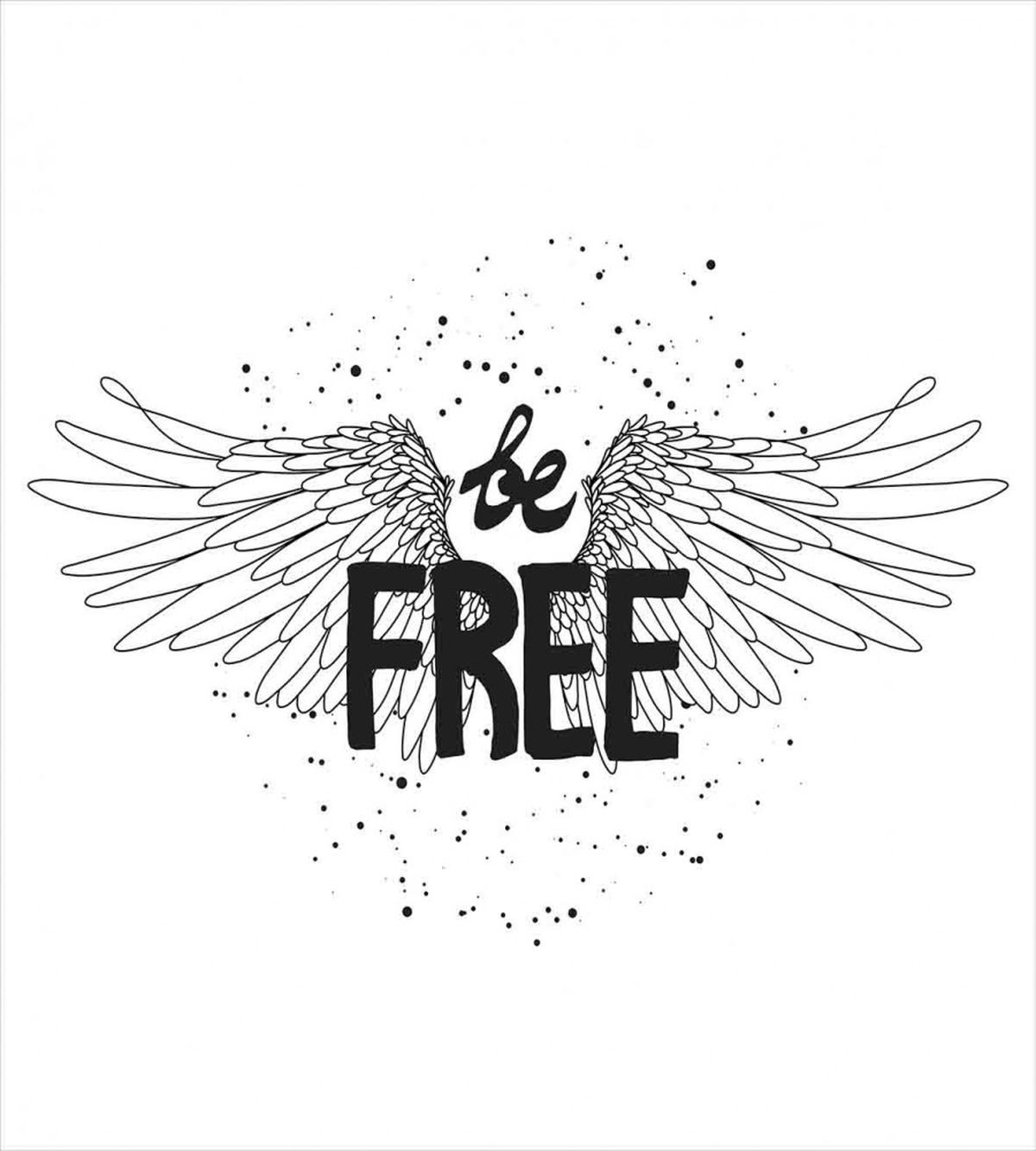 Ink Written Be Free — Pattern